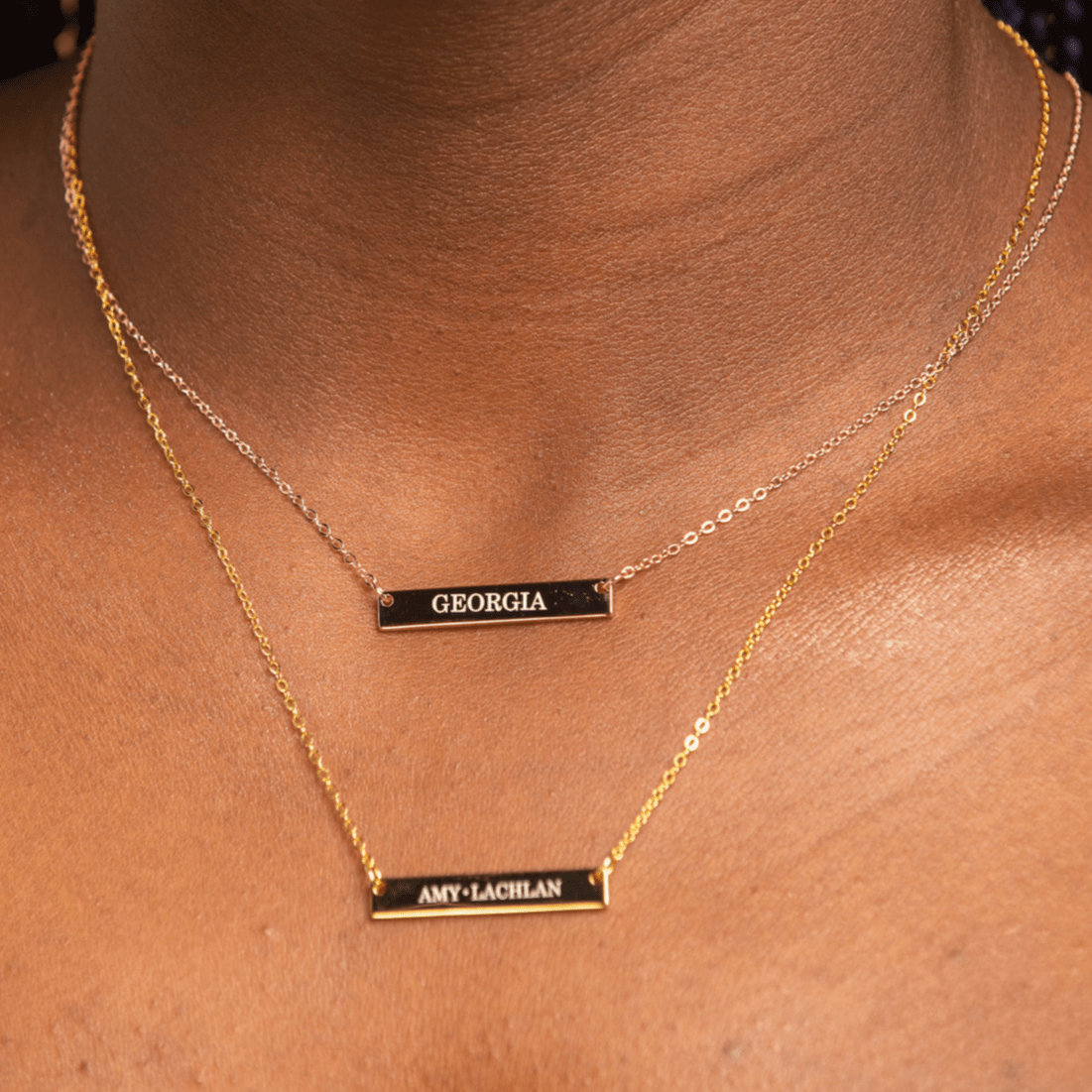 Engraved Necklaces - Camile & Stone