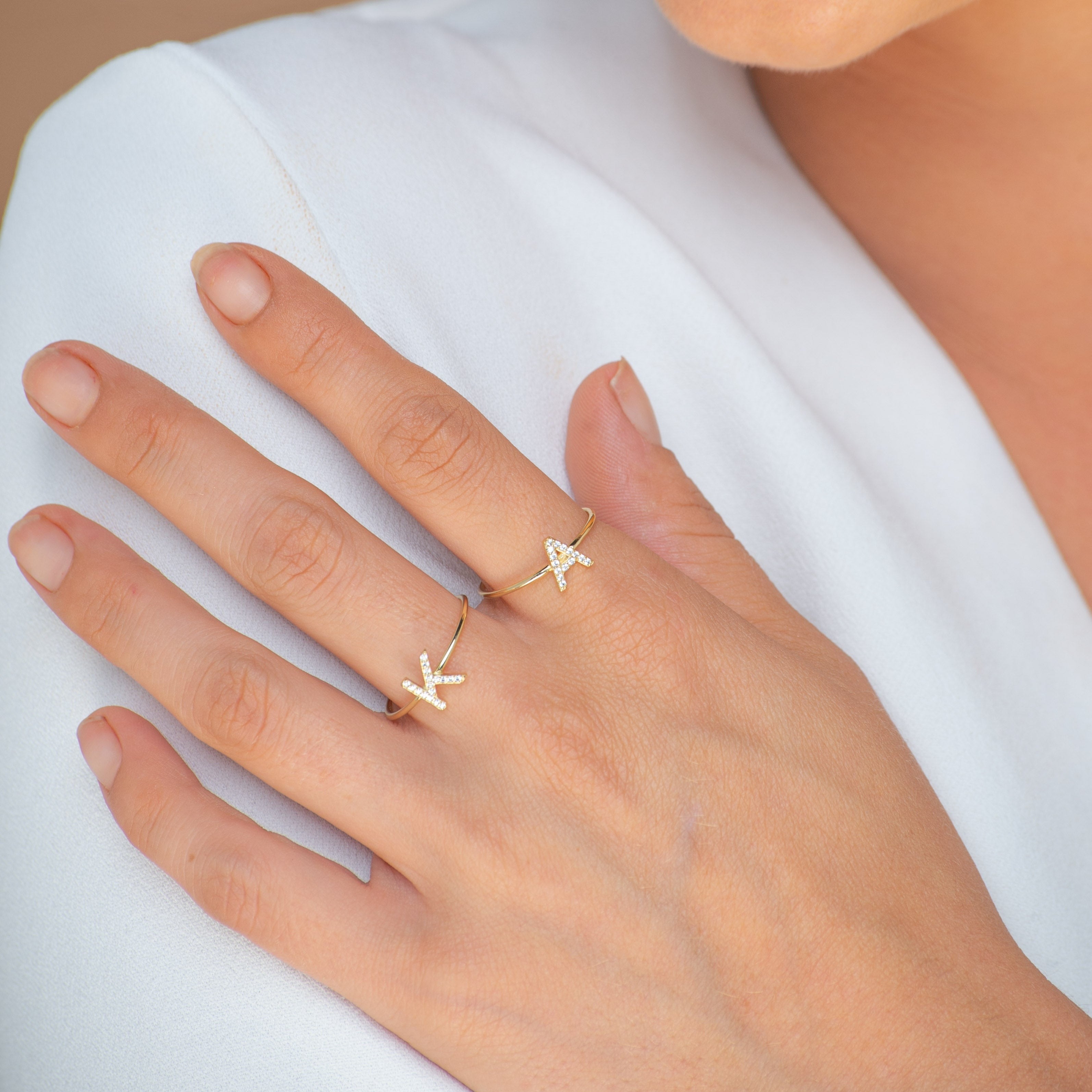 Letter Rings - Camile & Stone