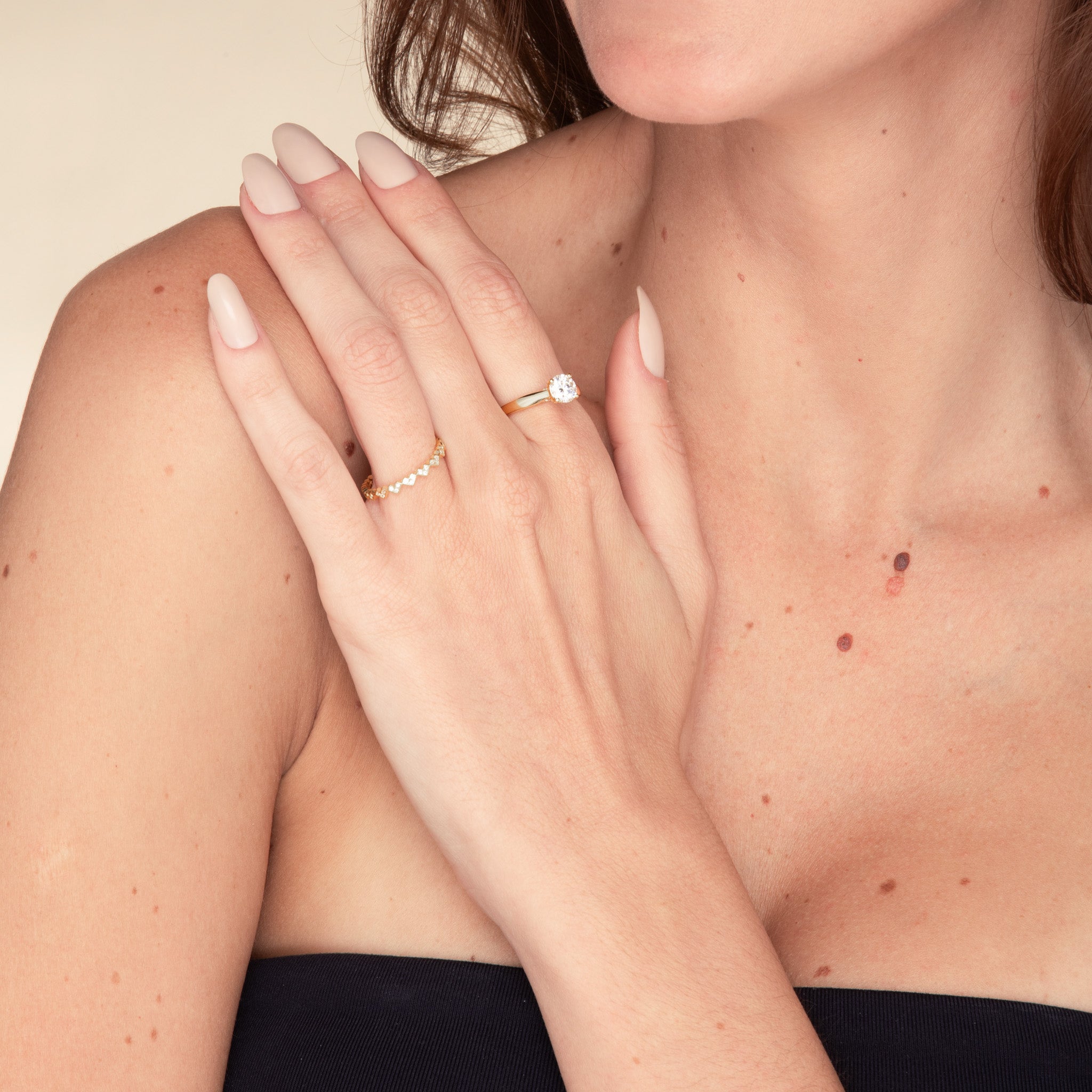 1 ct The Charlotte Moissanite Diamond Engagement Ring - Camile & Stone