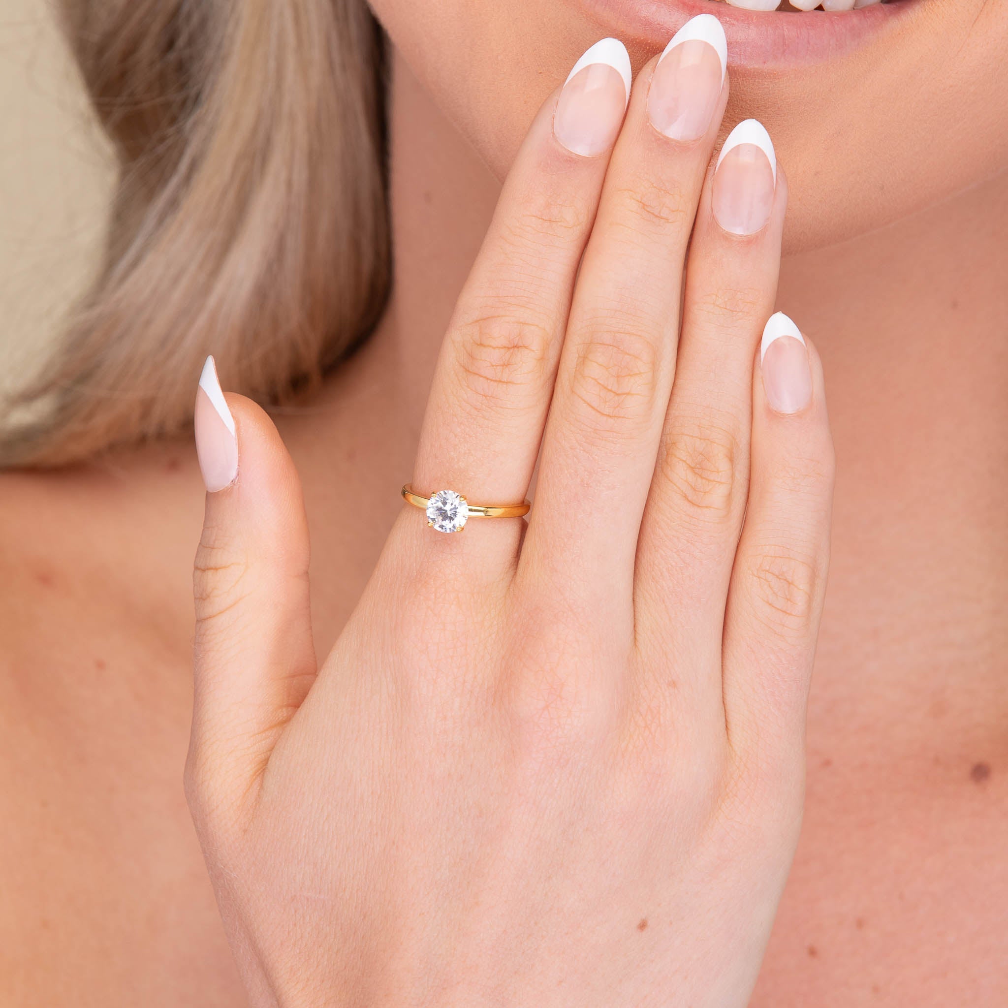 1 ct The Charlotte Moissanite Diamond Engagement Ring - Camile & Stone