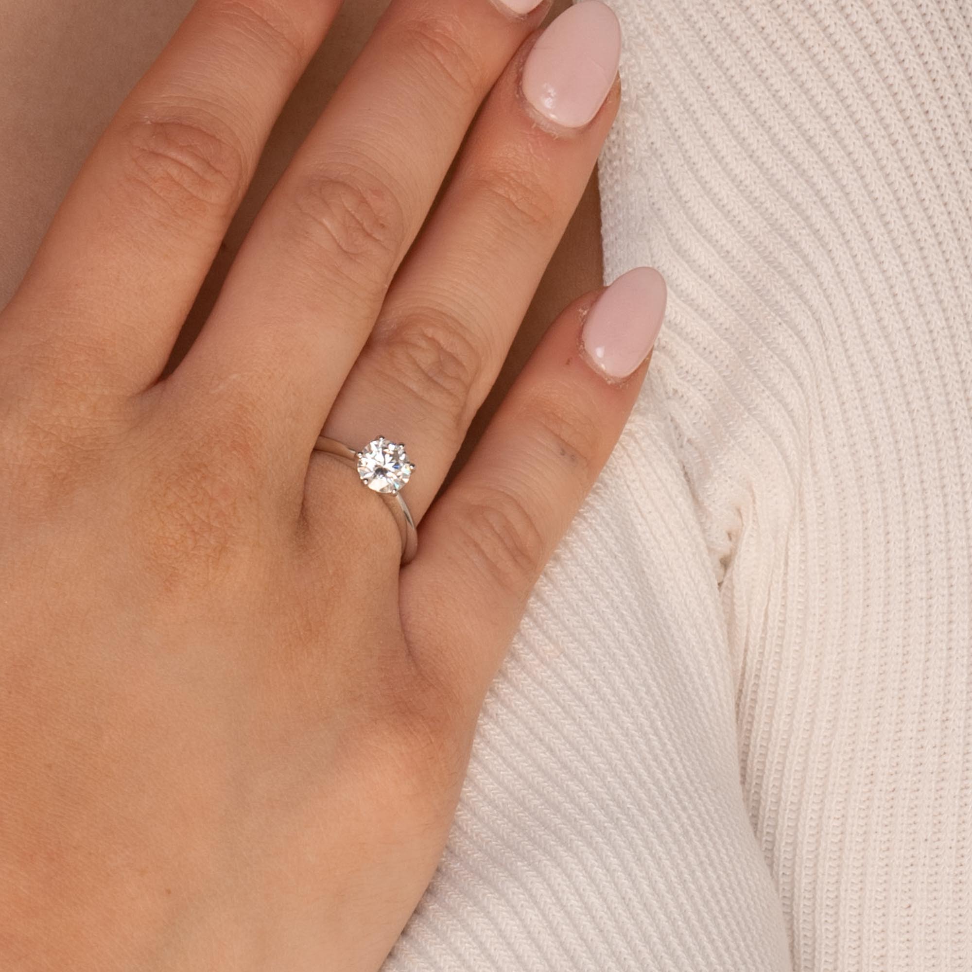 1 ct The Devotion Moissanite Diamond Ring - Camile & Stone