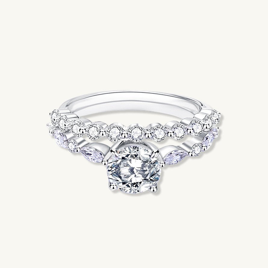 1 ct The Evelyn Moissanite Diamond Engagement Ring - Camile & Stone