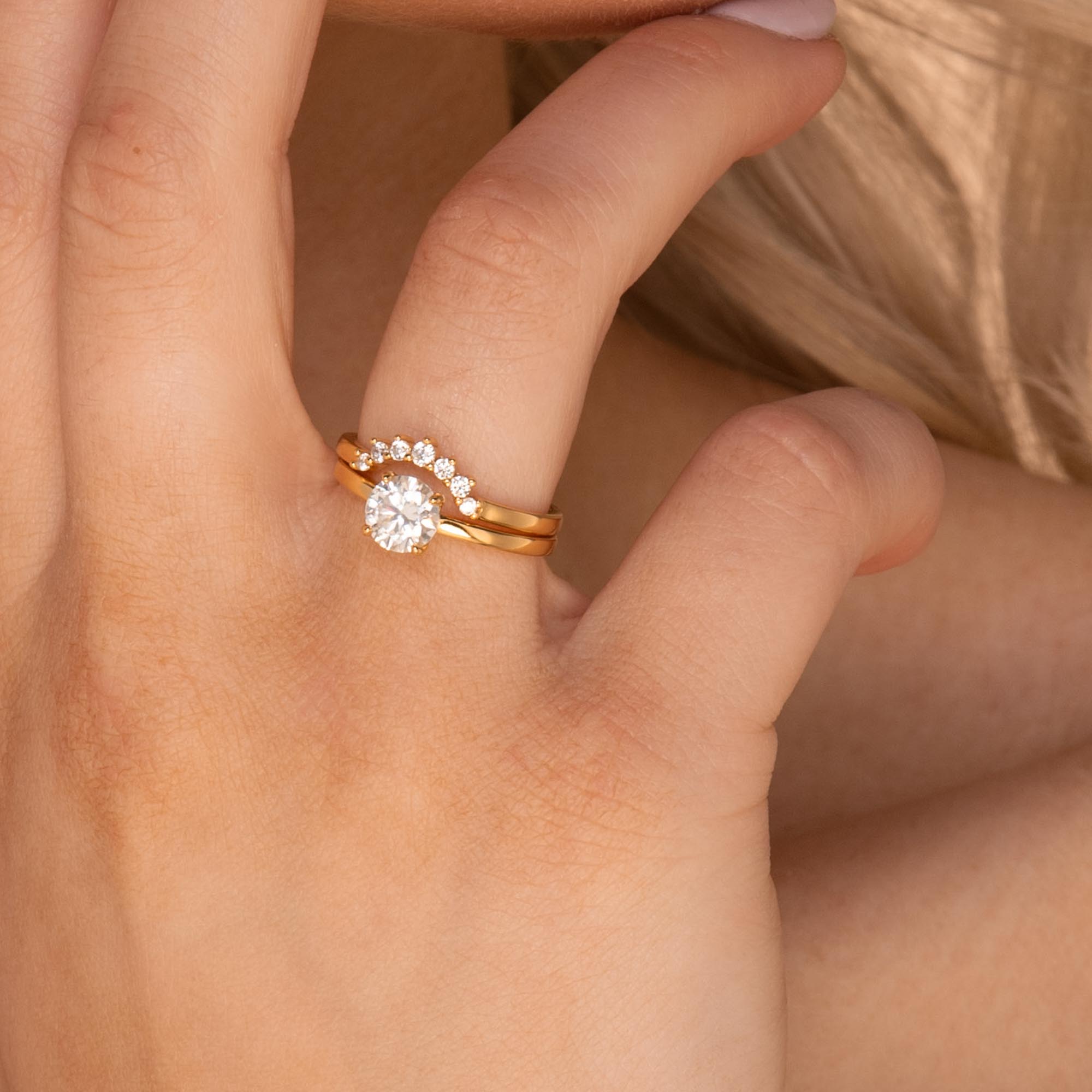 1 ct The Peyton Moissanite Diamond Engagement Ring - Camile & Stone