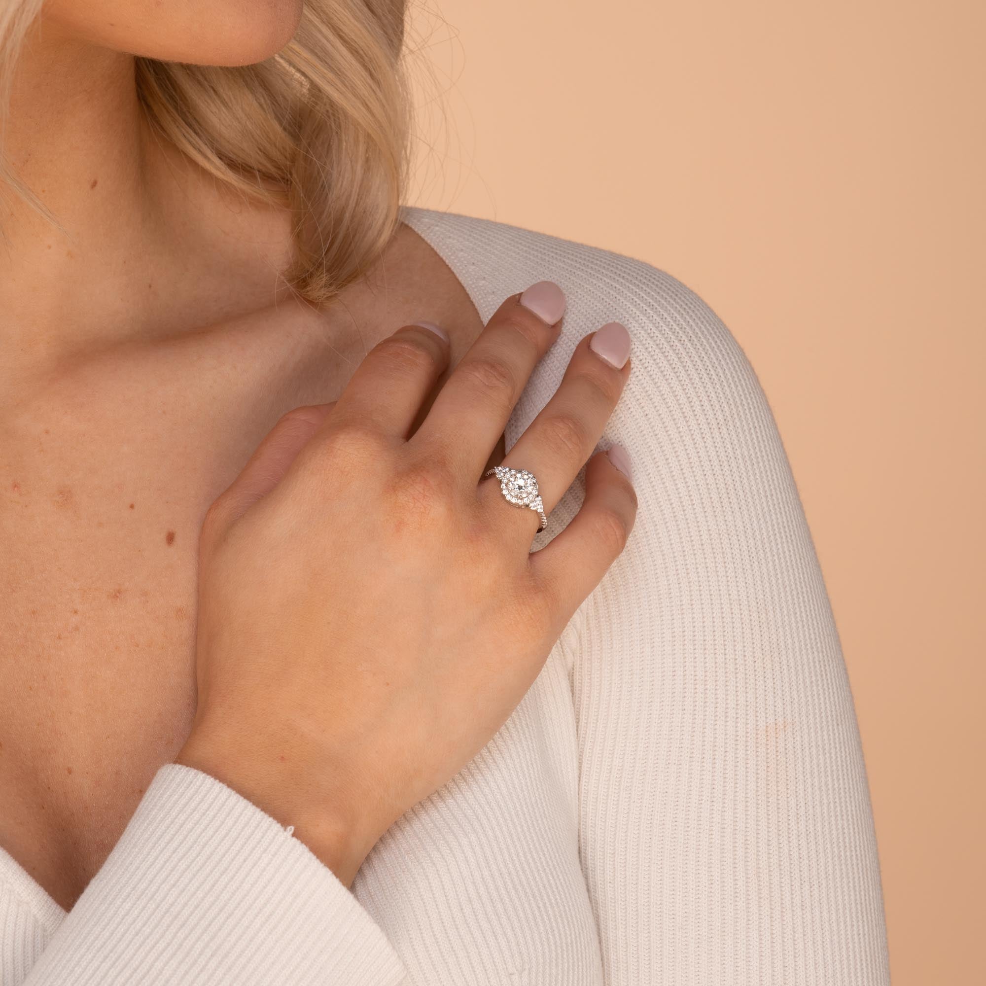 1.0 ct The Audrey Moissanite Diamond Ring - Camile & Stone