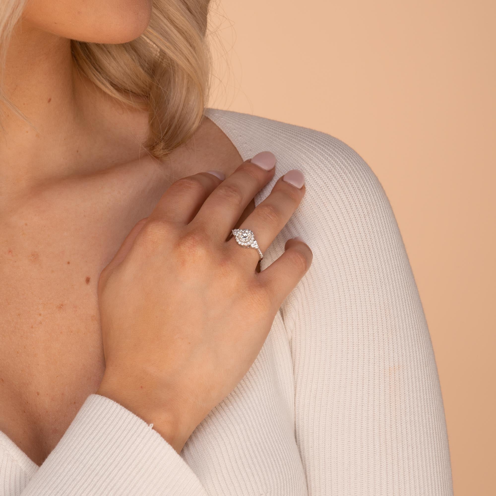 1.0 ct The Audrey Moissanite Diamond Ring - Camile & Stone