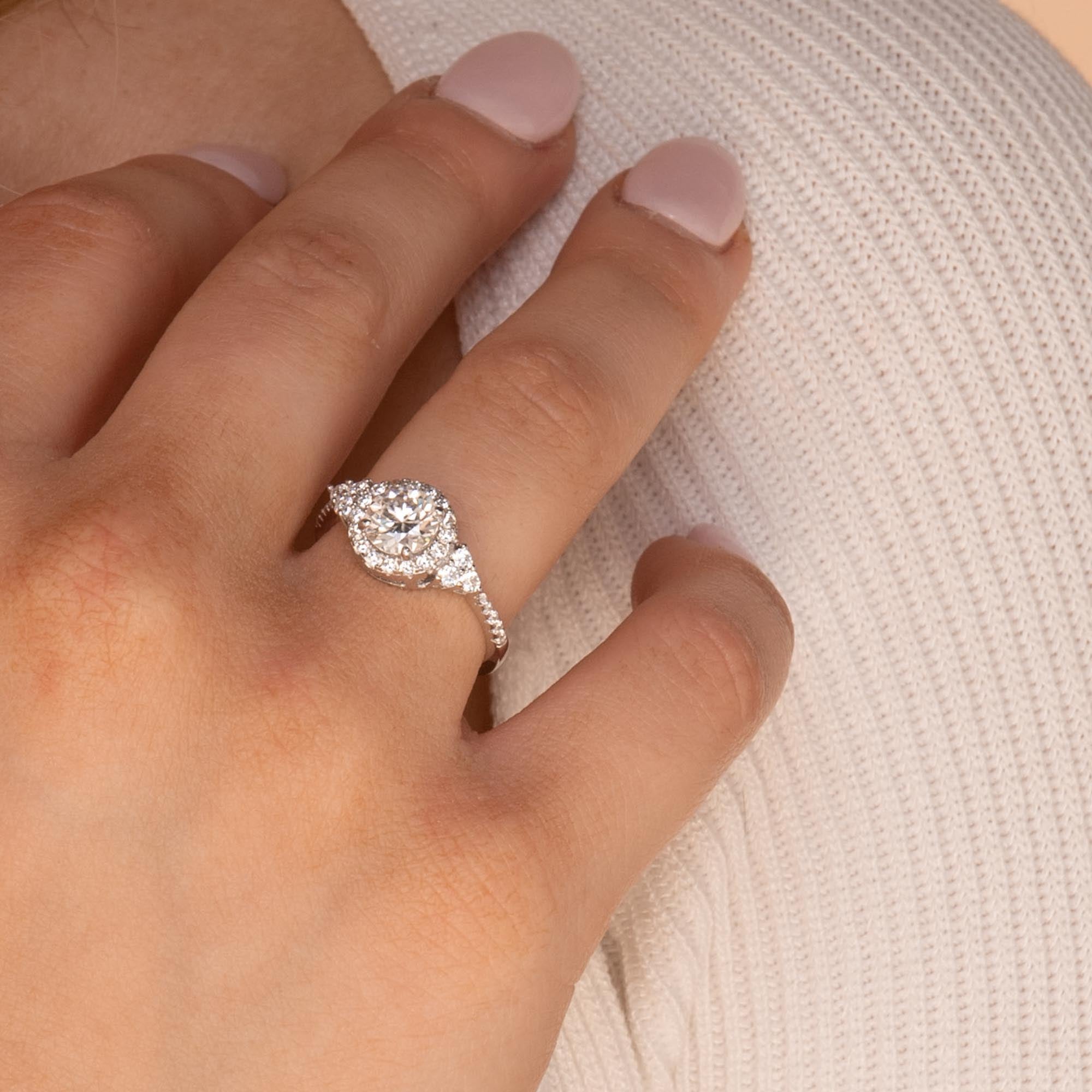 1.0 ct The Audrey Moissanite Diamond Ring - Camile & Stone