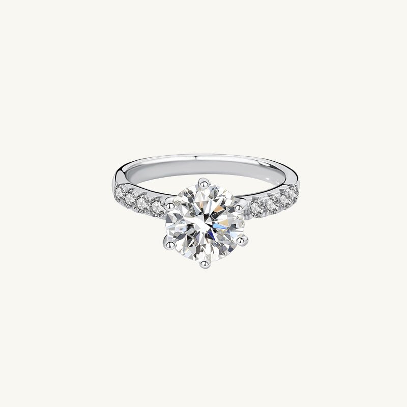 2 ct The Classic Moissanite Diamond Engagement Ring - Camile & Stone