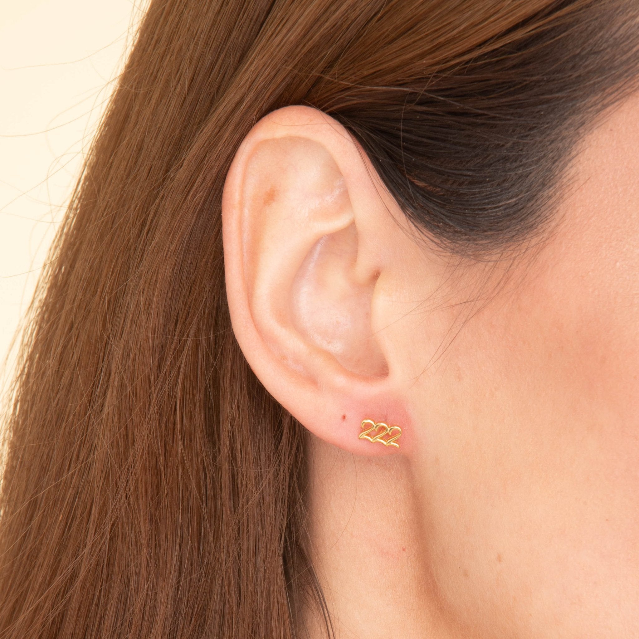 222 Angel Number Earrings - Camile & Stone