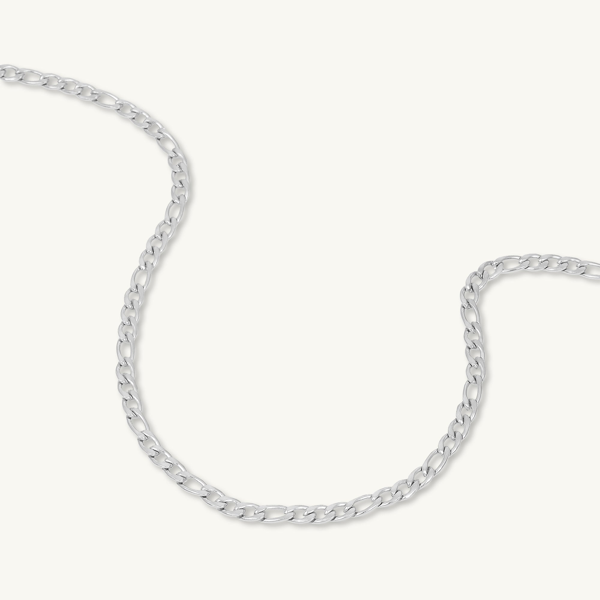 4mm Figaro Chain Necklace - Camile & Stone
