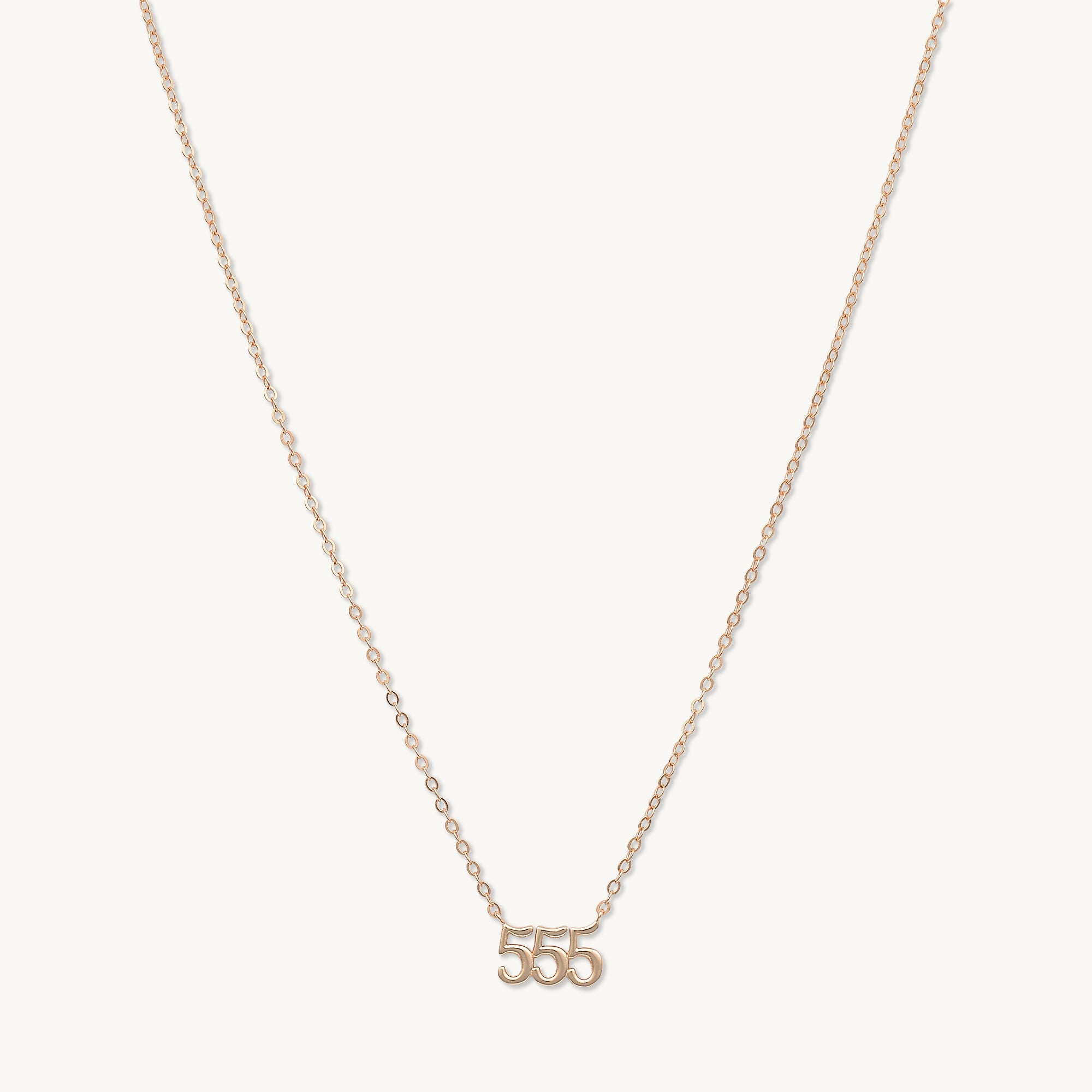 555 Angel Number Pendant Necklace - Camile & Stone
