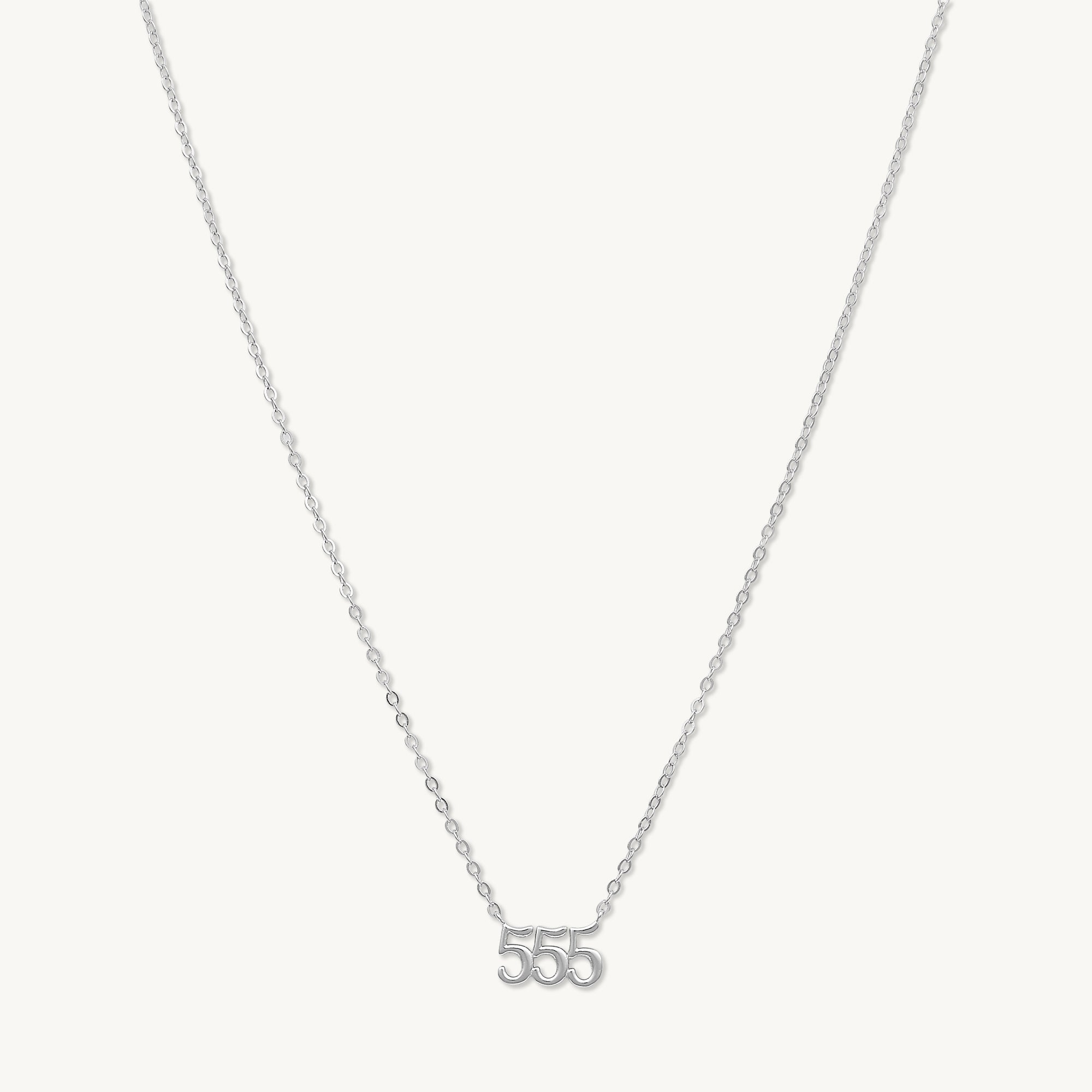 555 Angel Number Pendant Necklace - Camile & Stone