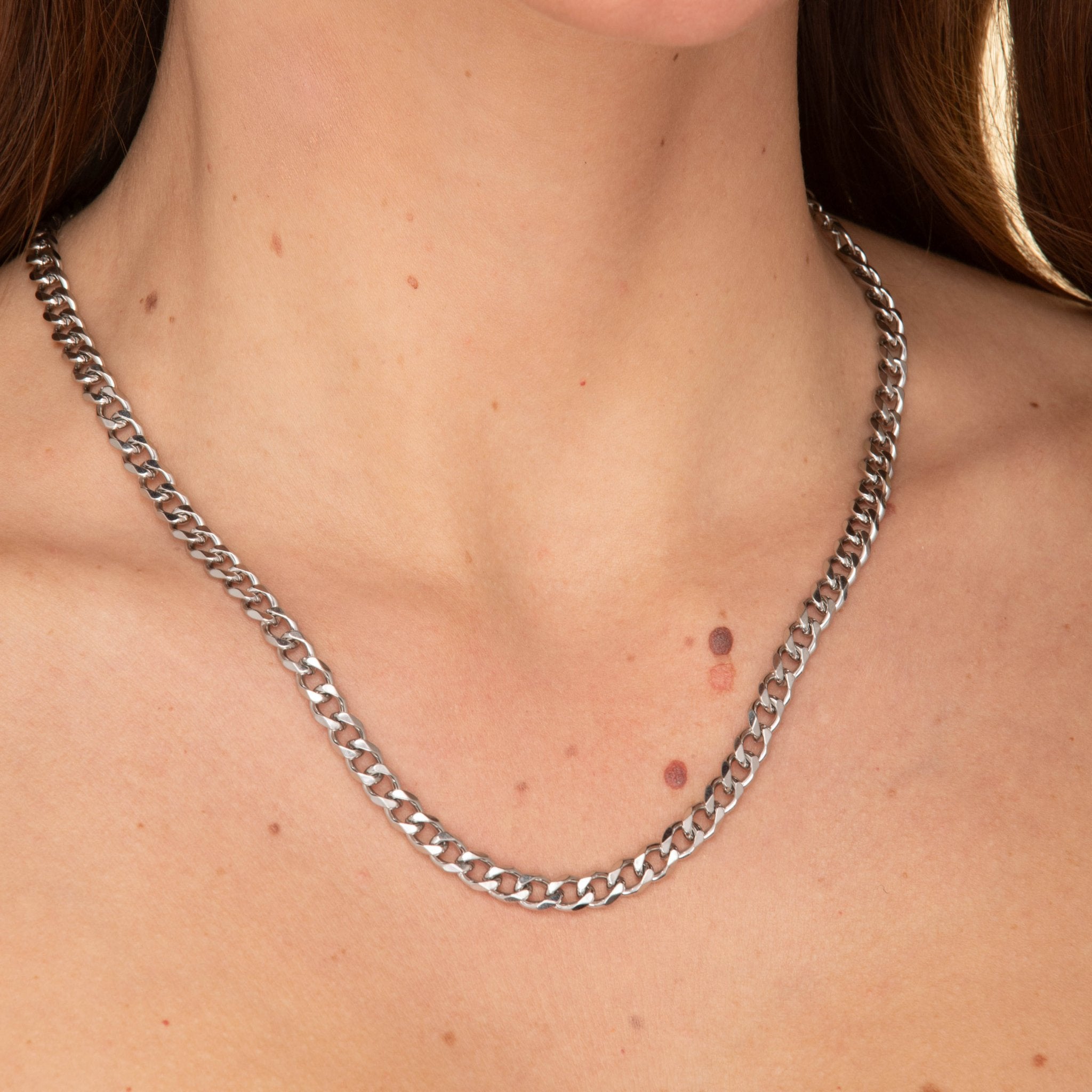 6mm Cuban Chain Necklace - Camile & Stone