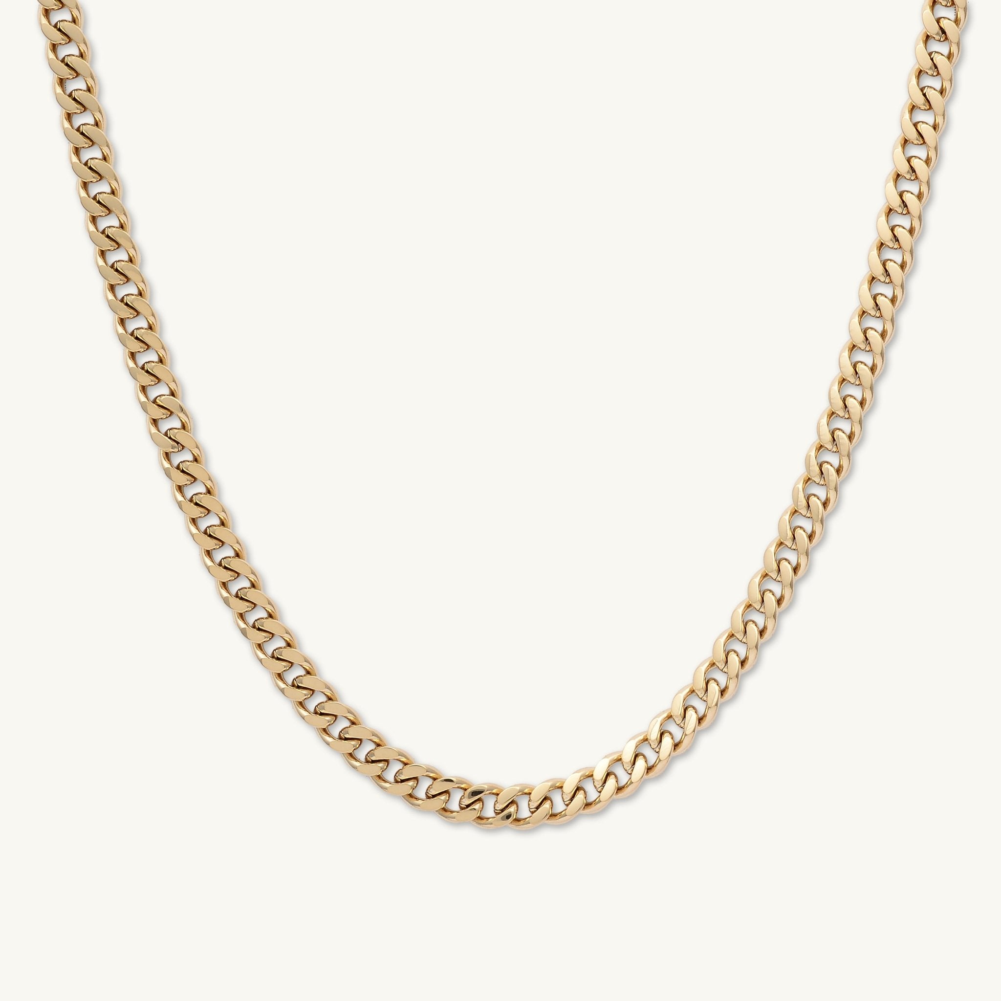6mm Cuban Chain Necklace - Camile & Stone
