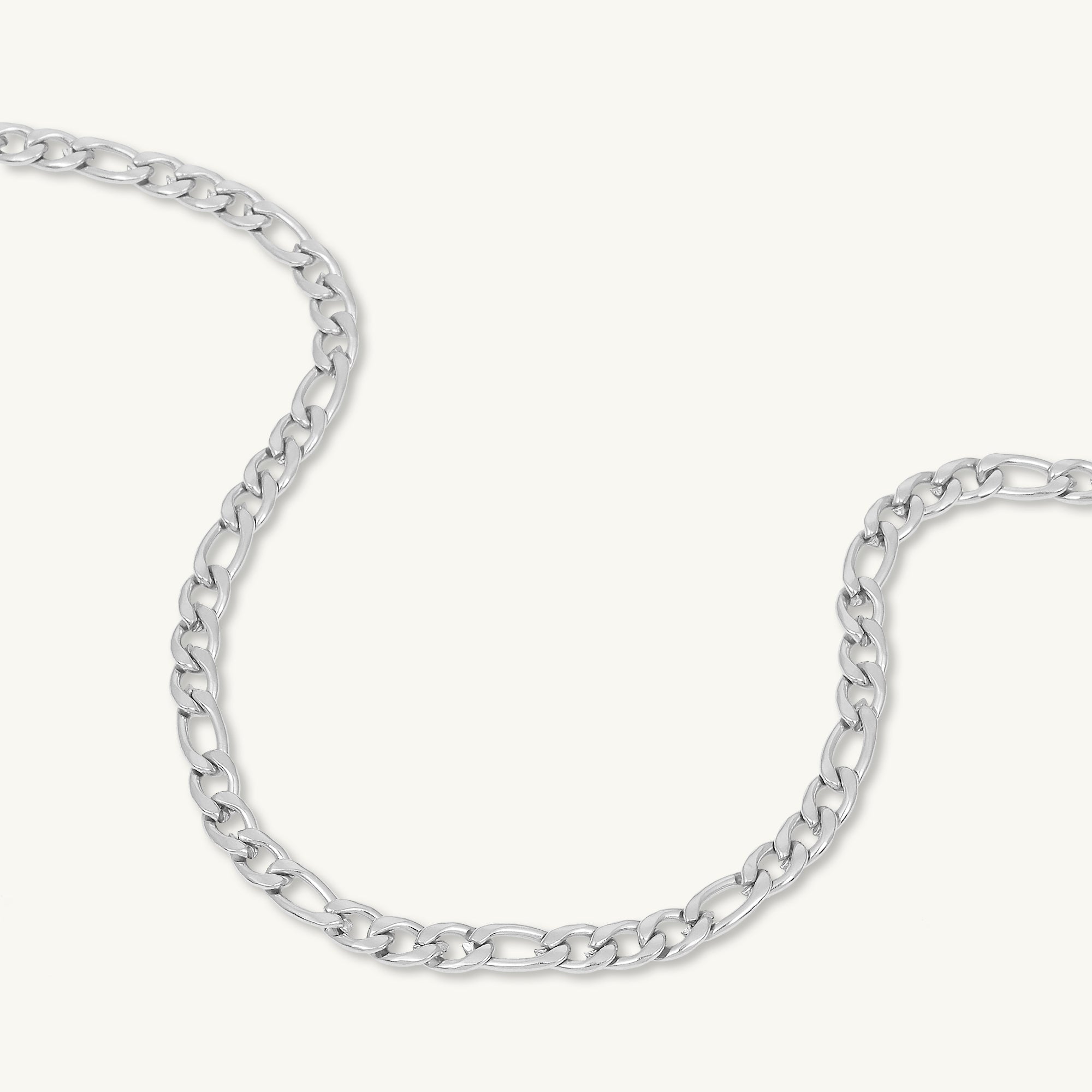 6mm Figaro Chain Necklace - Camile & Stone
