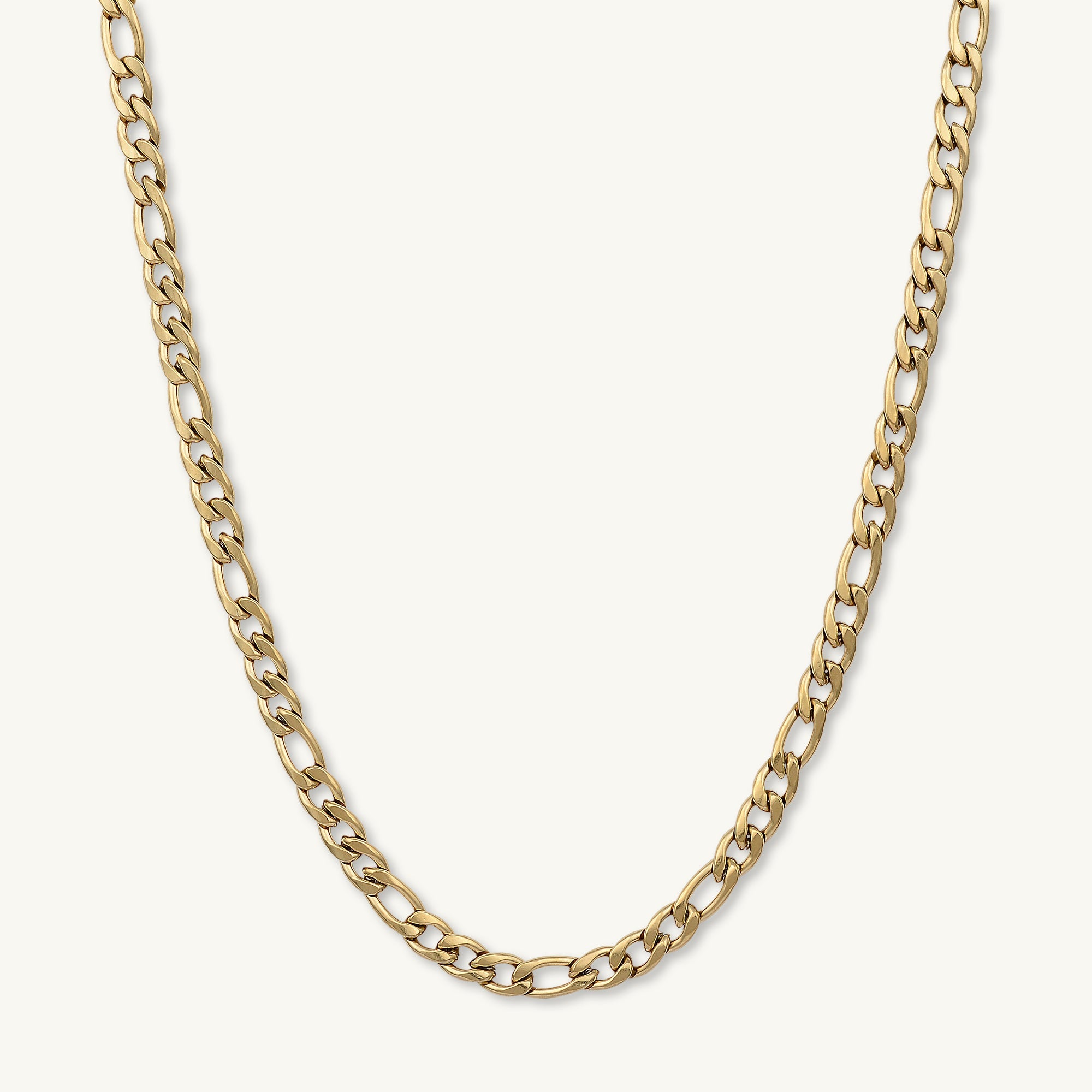 6mm Figaro Chain Necklace - Camile & Stone