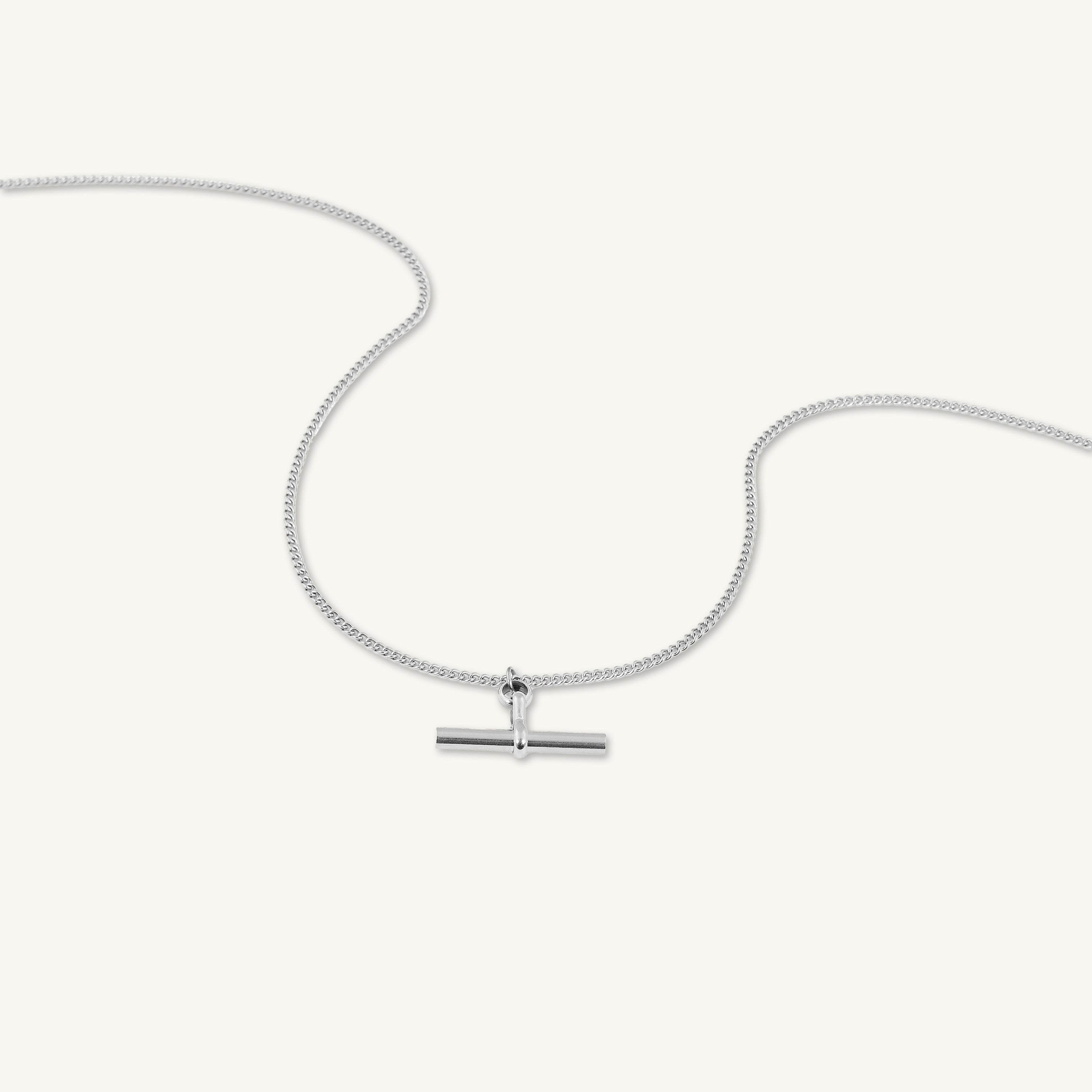 T Bar Cuban Necklace
