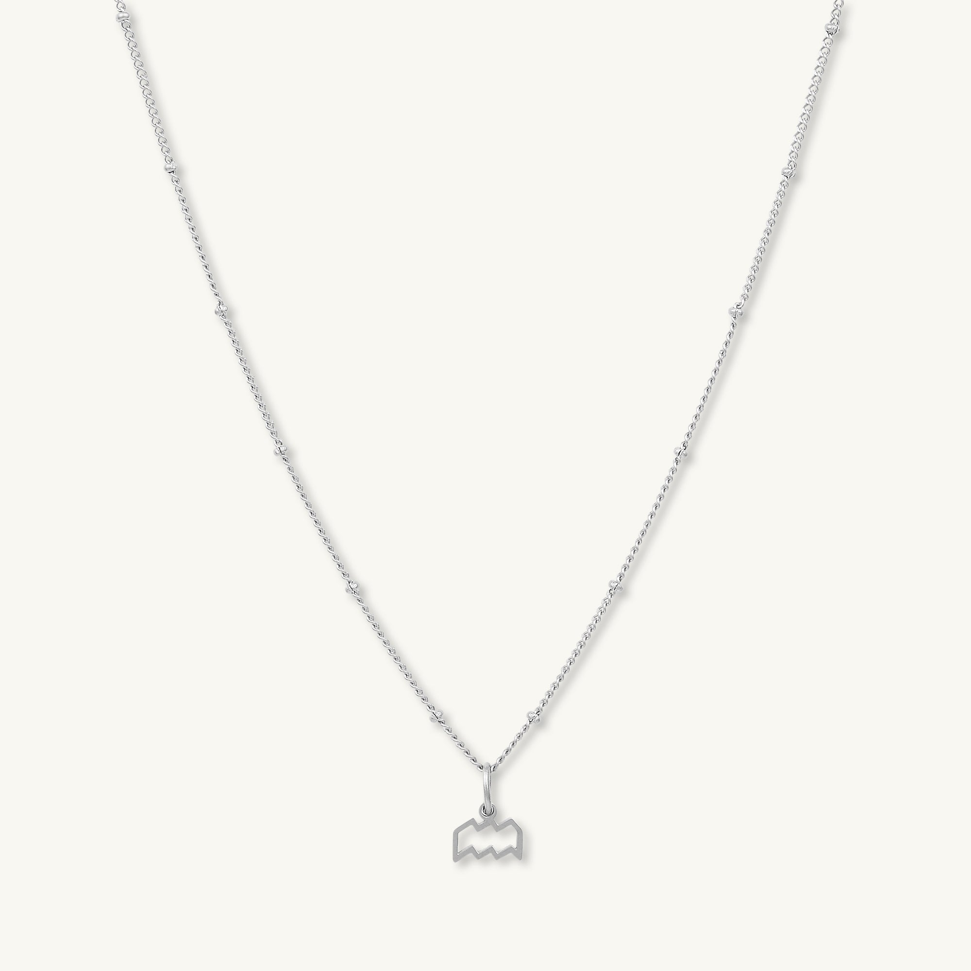 Aquarius Pendant Zodiac Star Sign Necklace - Camile & Stone