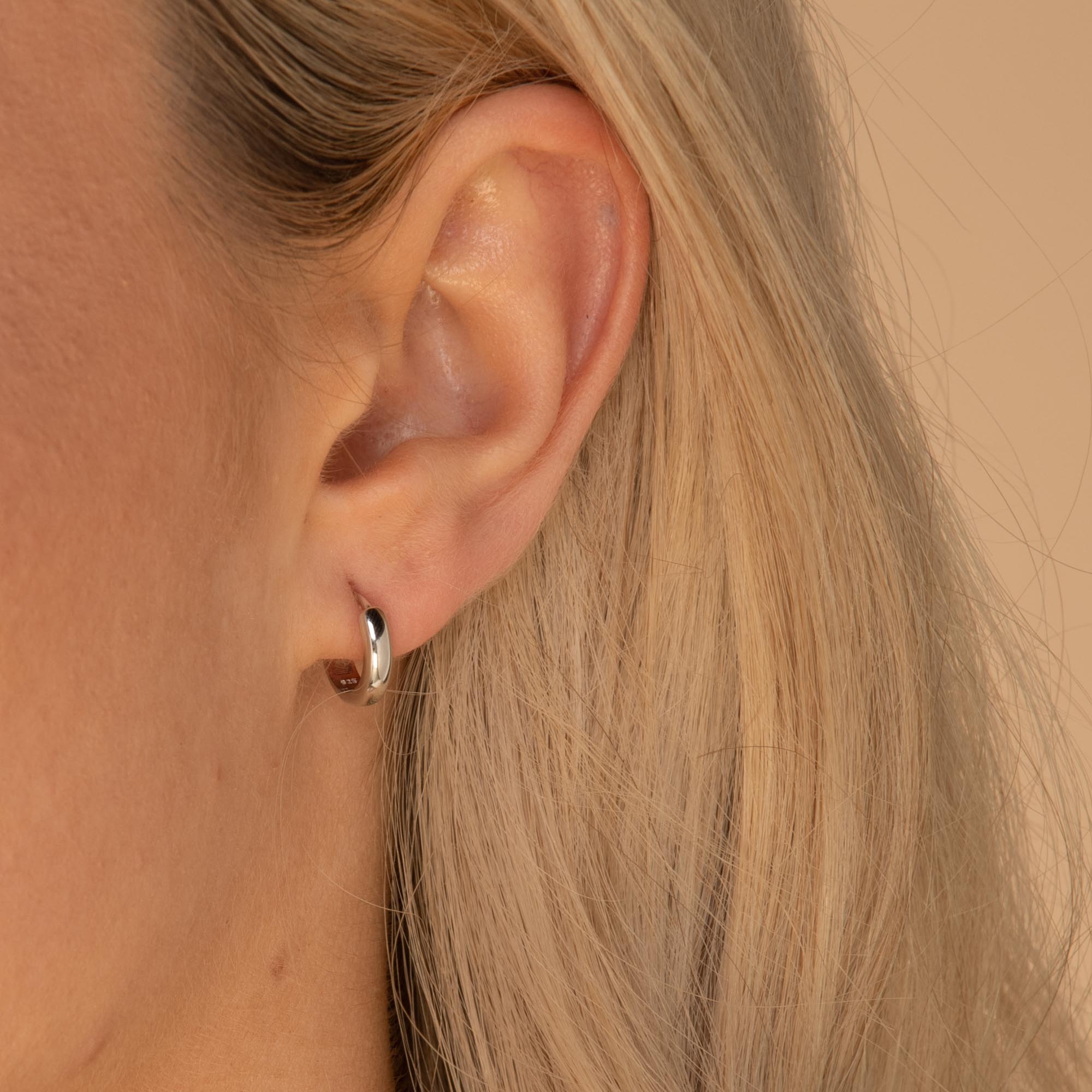 Basic Small Huggie Hoop Earrings - Camile & Stone