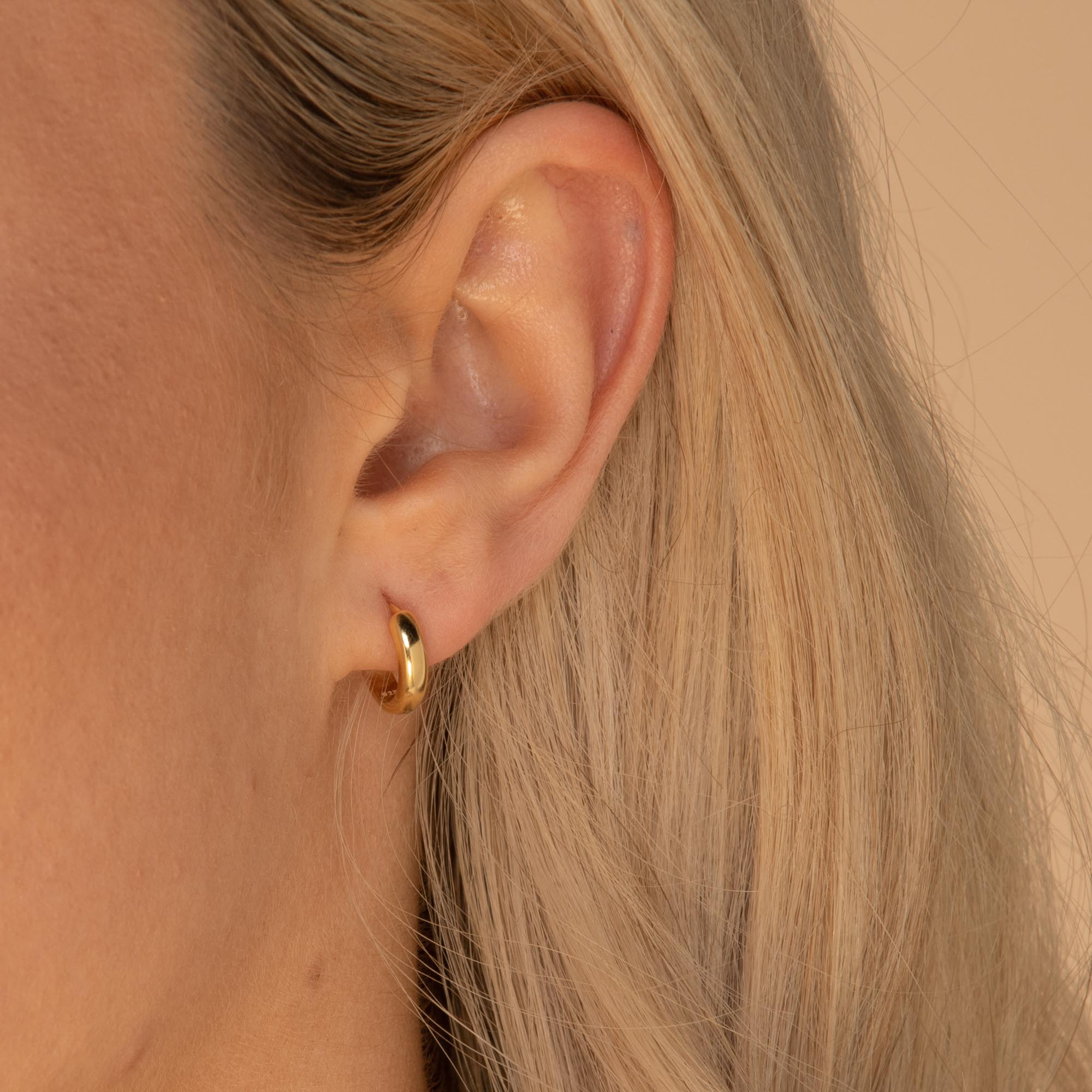 Basic Small Huggie Hoop Earrings - Camile & Stone