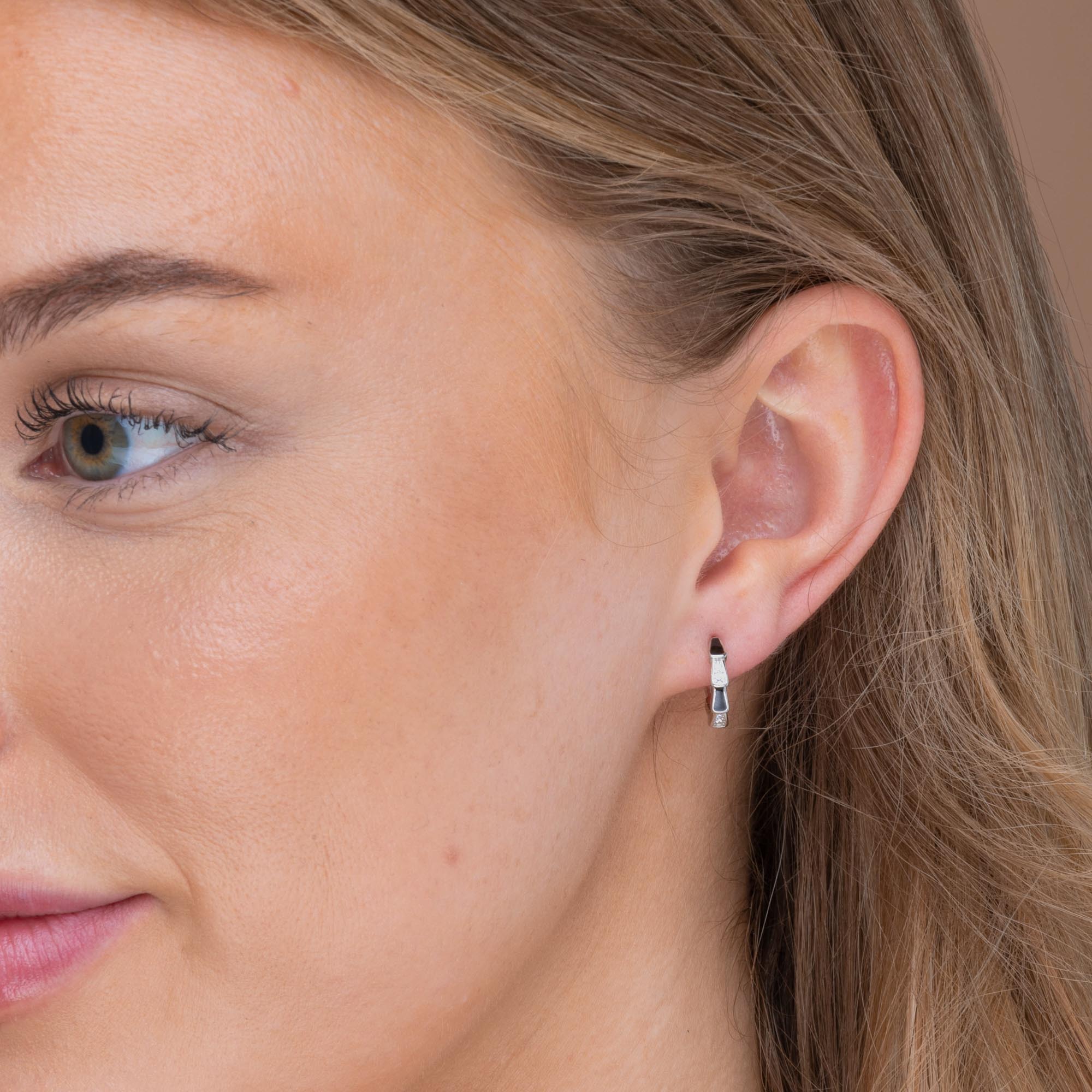 Black Onyx Spark Sapphire Hoops - Camile & Stone