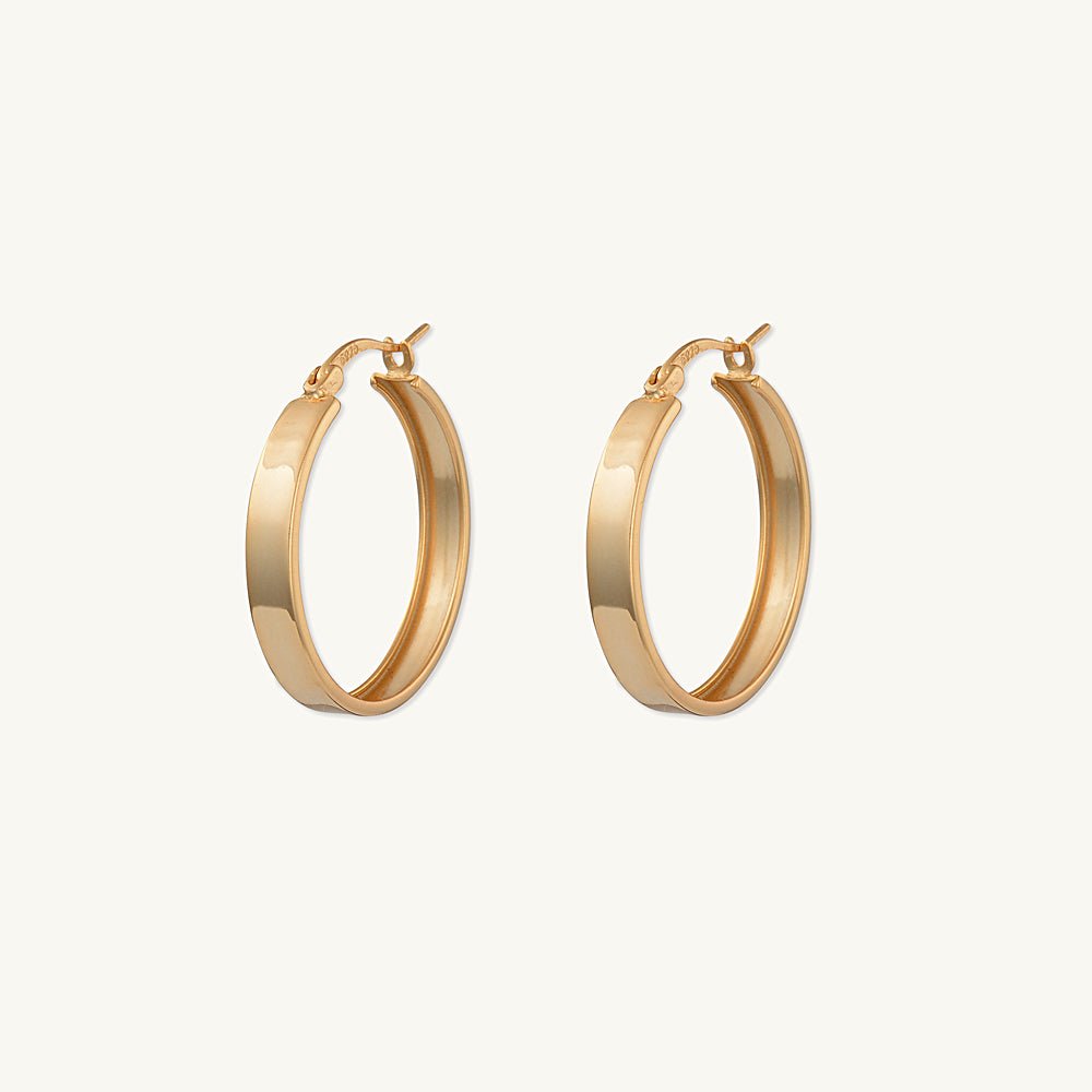 Bold Large Hoop Earrings - Camile & Stone