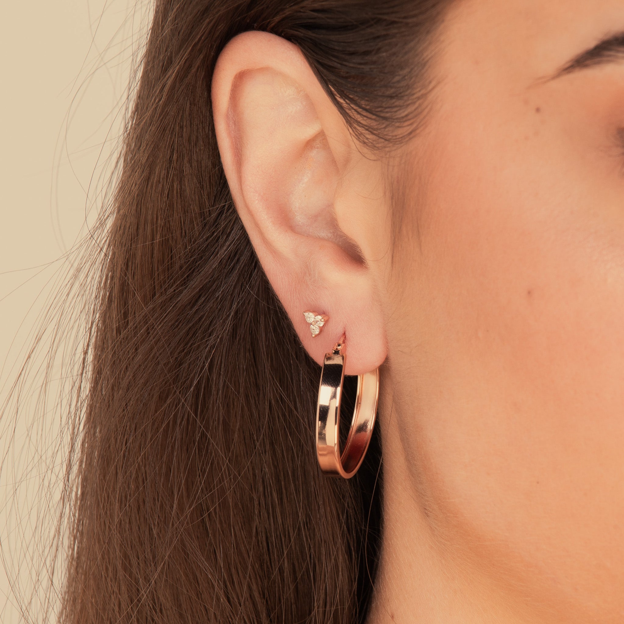 Bold Large Hoop Earrings - Camile & Stone