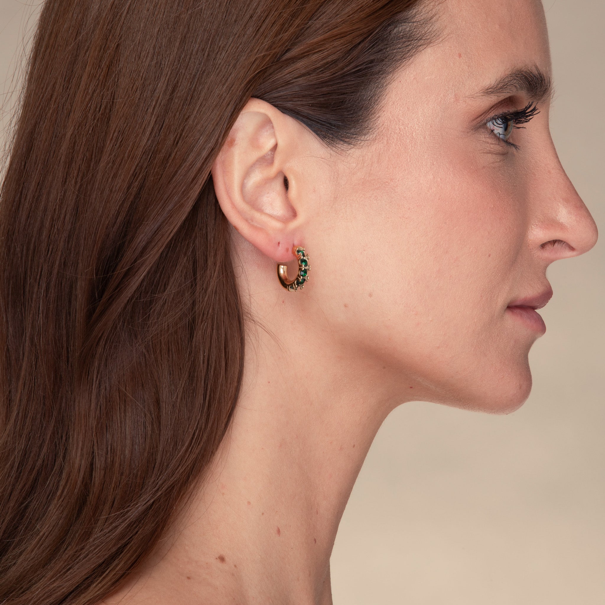 Brooklyn Zirconia Huggie Earrings - Camile & Stone