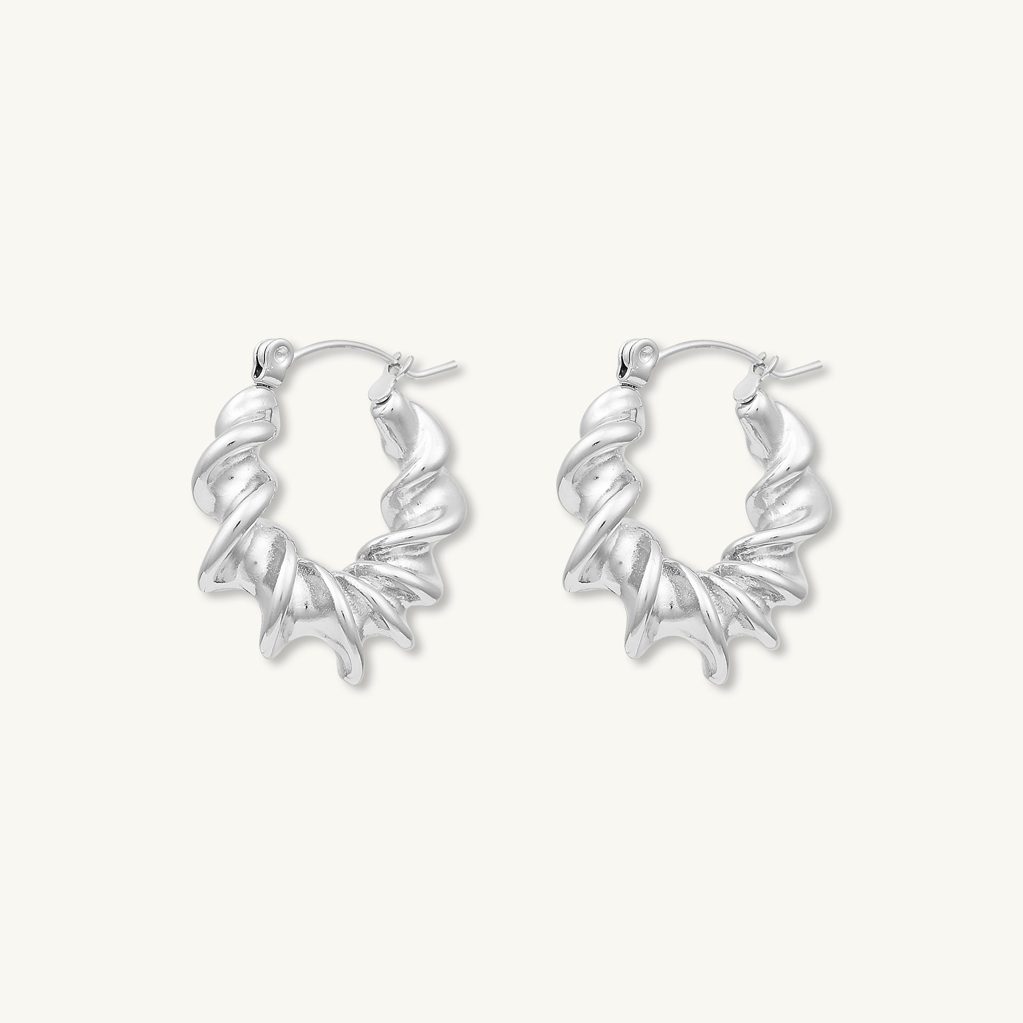 Camilla Twist Hoop Earrings - Camile & Stone