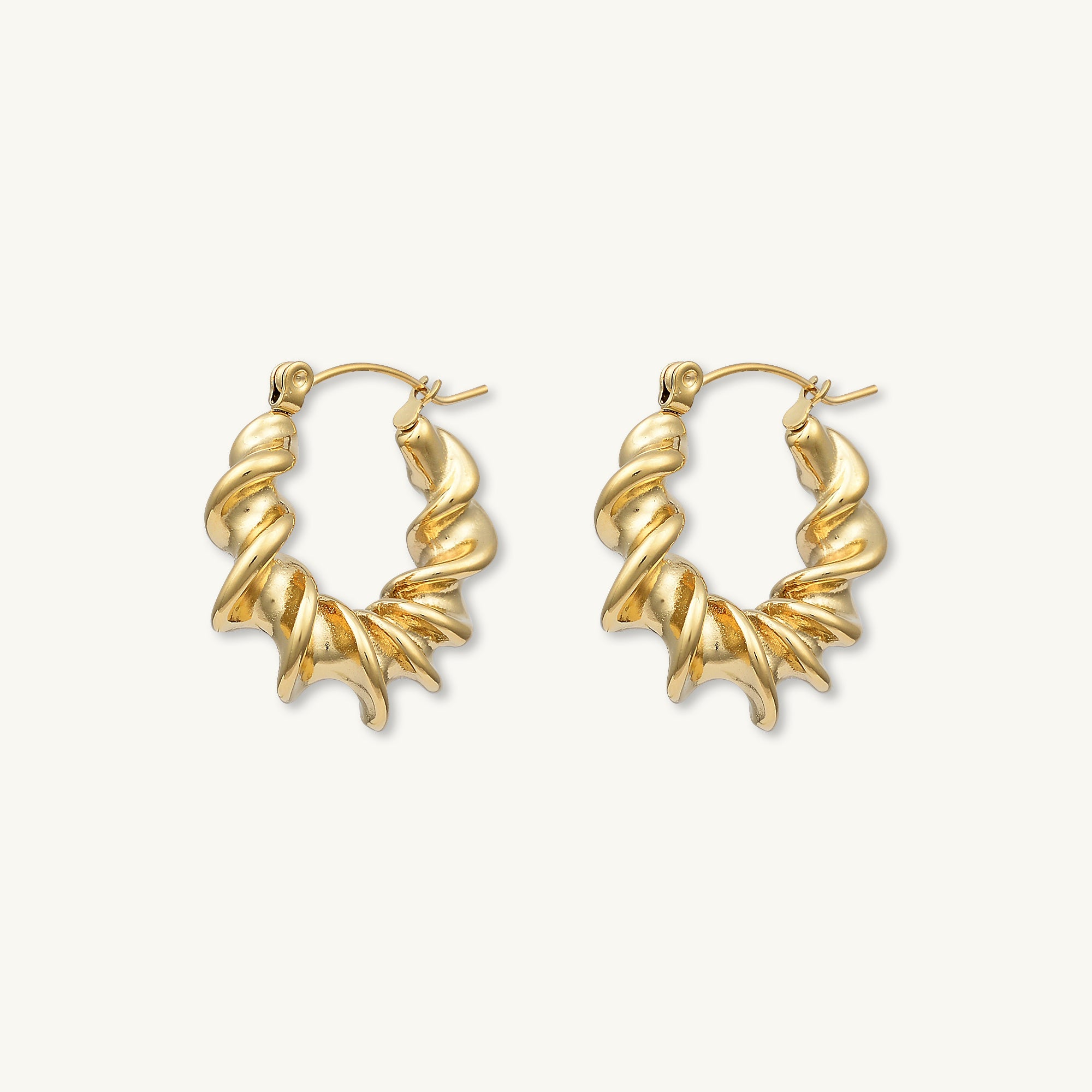 Camilla Twist Hoop Earrings - Camile & Stone