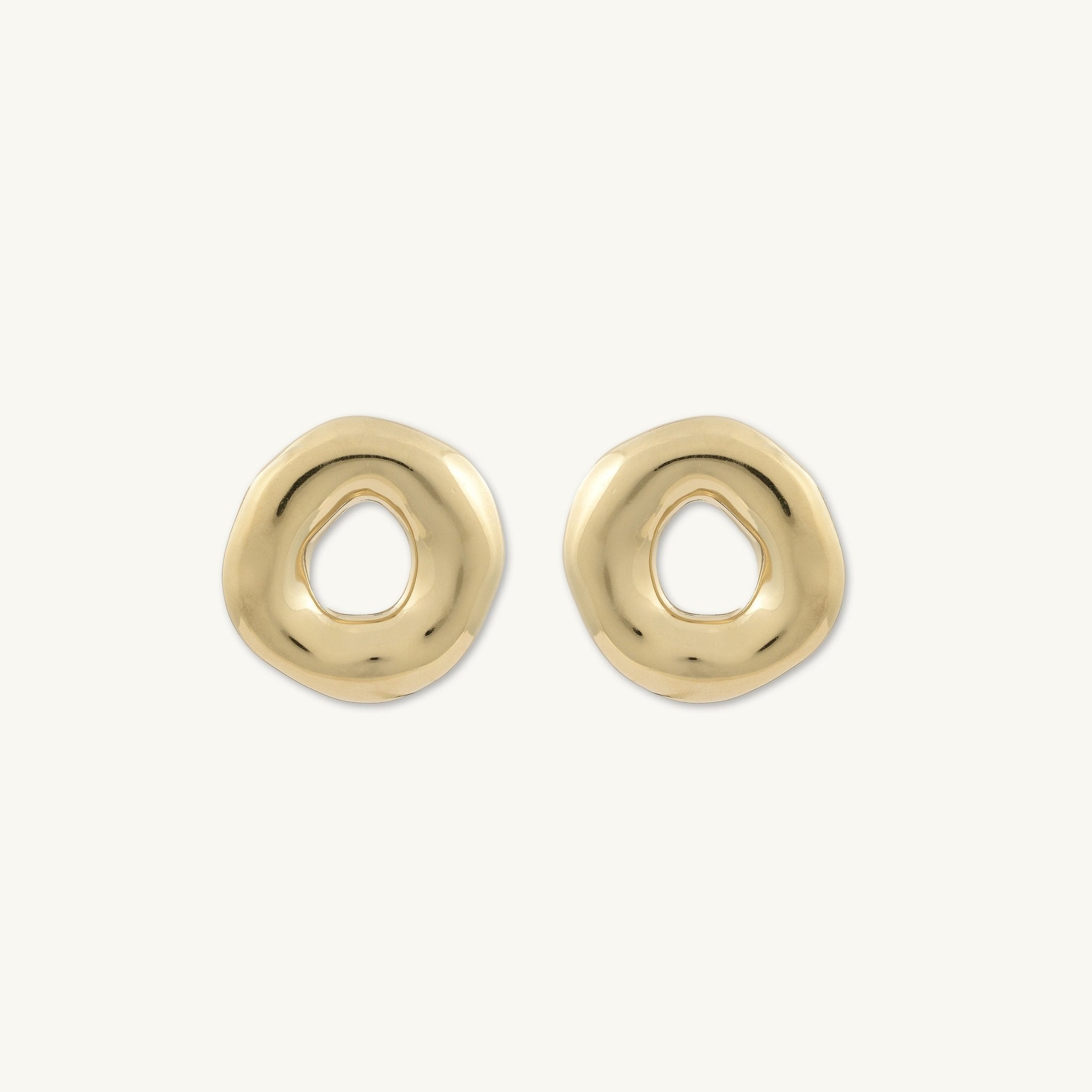 Chloe Circular Molten Earrings - Camile & Stone