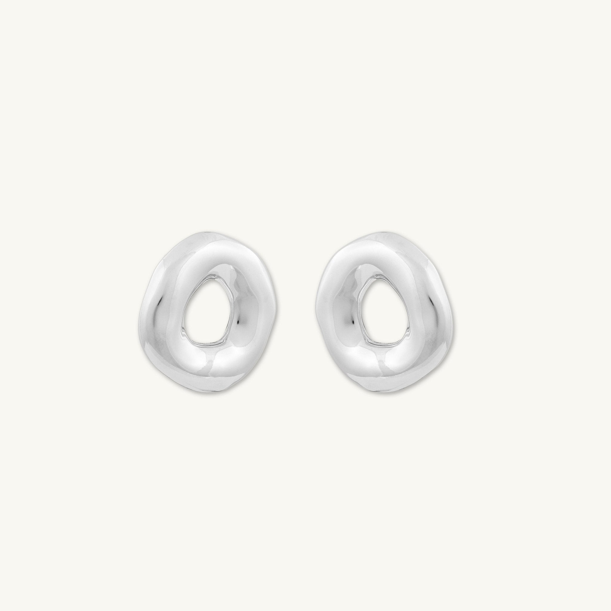Chloe Circular Molten Earrings - Camile & Stone