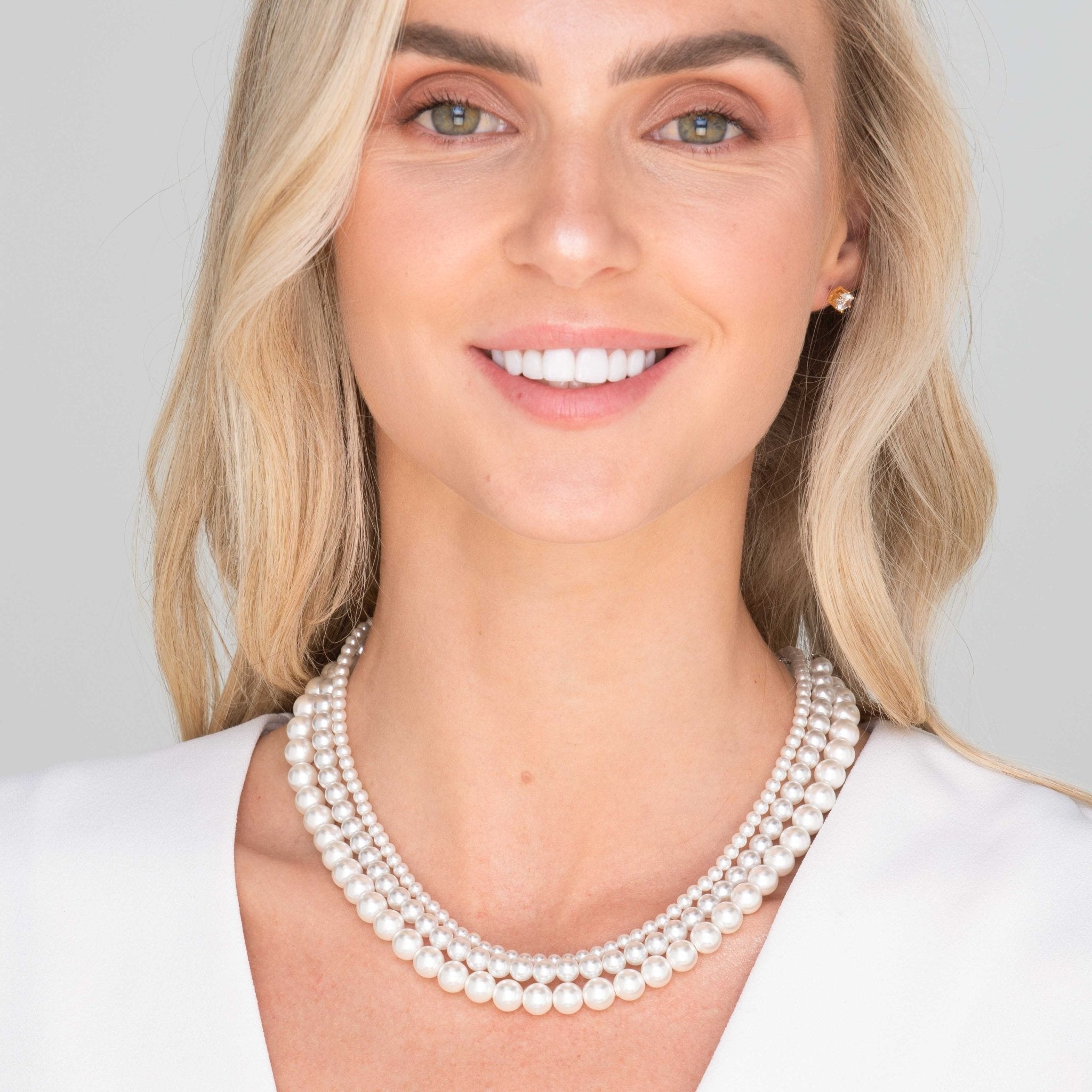 Classic 6mm Round Pearl Necklace - Camile & Stone