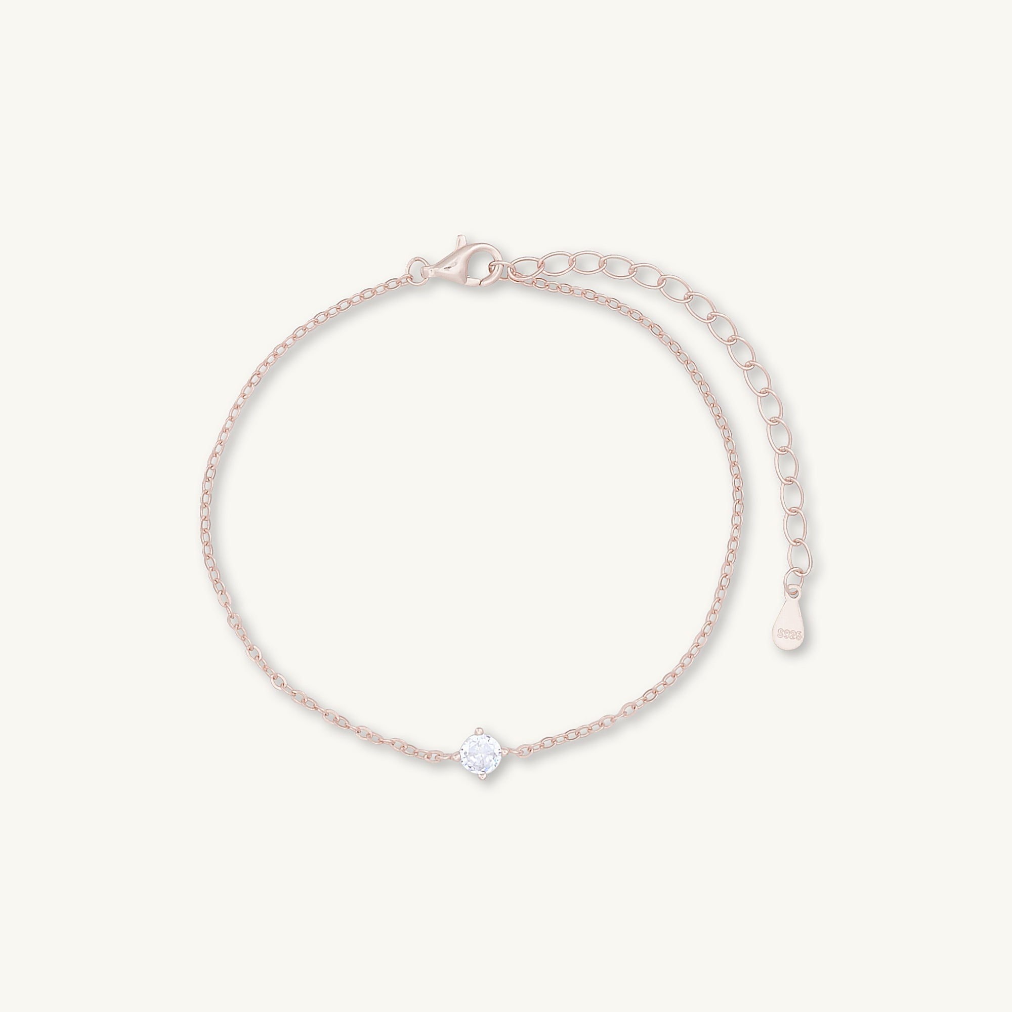 Classic Birthstone April Bracelet - Camile & Stone