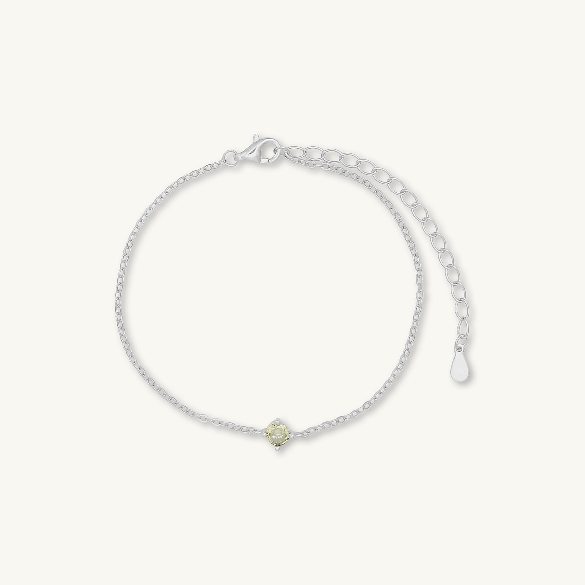 Classic Birthstone Bracelet August - Camile & Stone