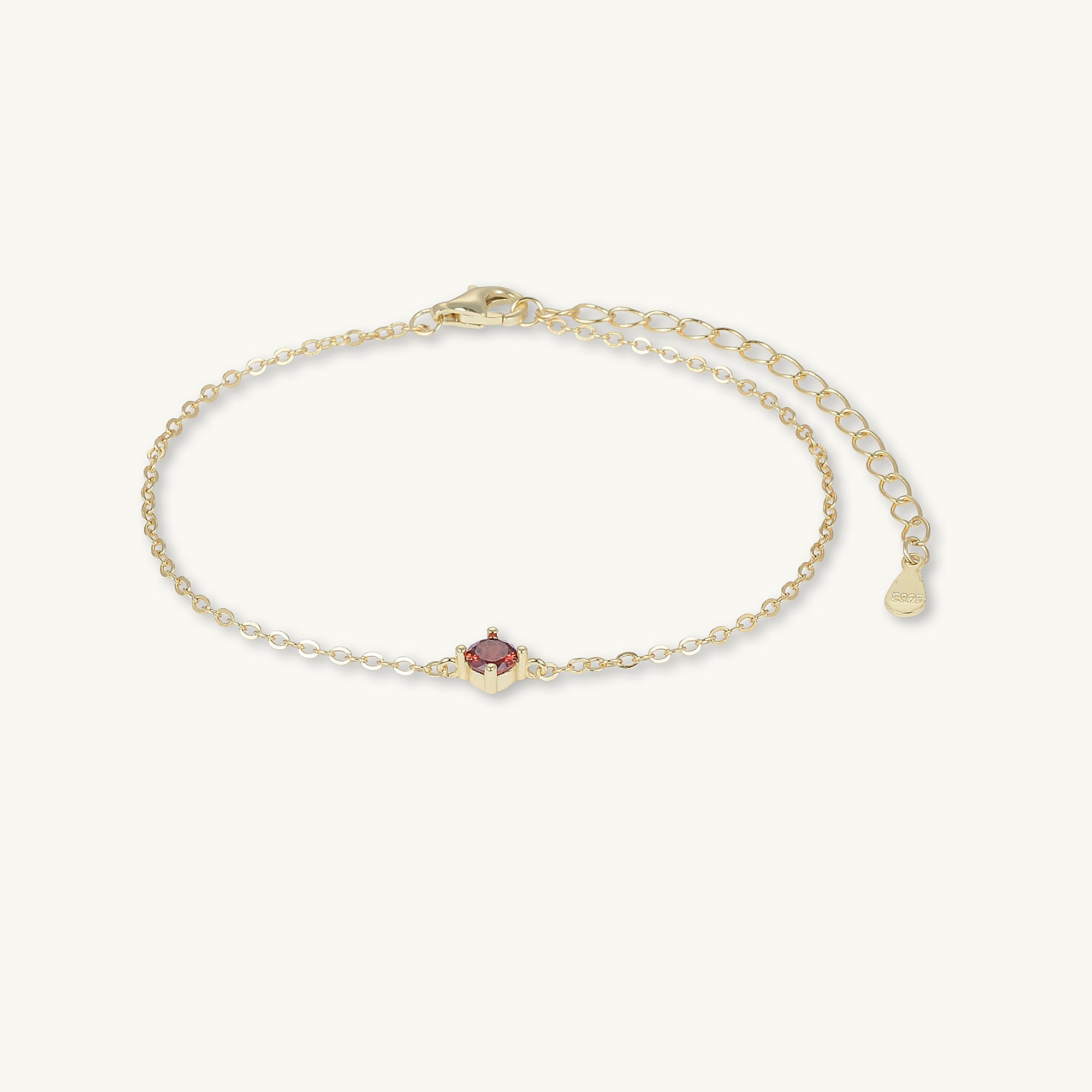 Classic Birthstone Bracelet January - Camile & Stone