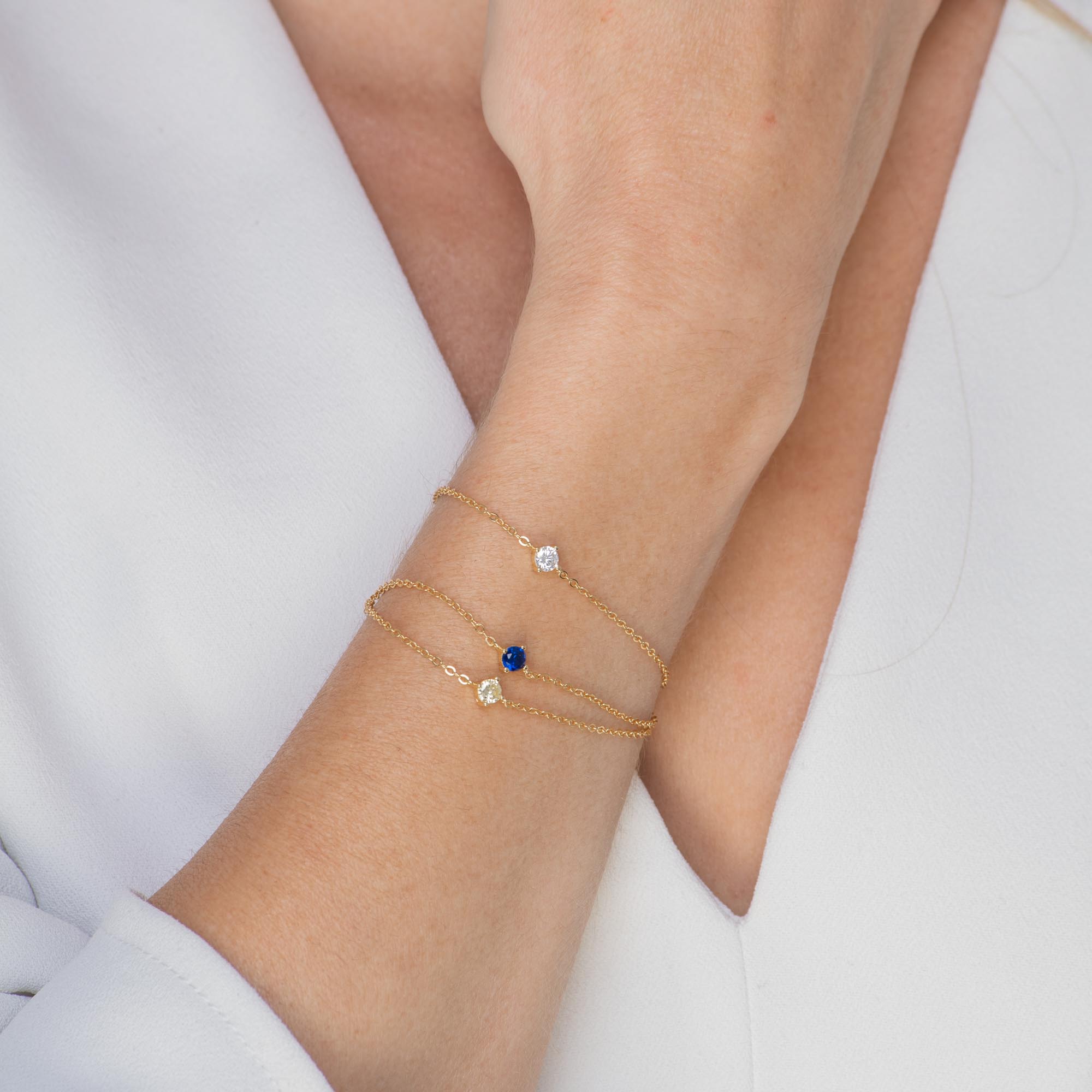 Classic Birthstone Bracelet September - Camile & Stone