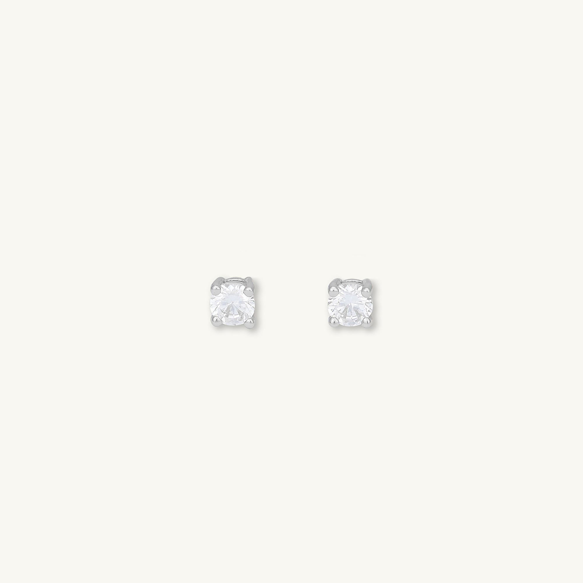 Classic Birthstone Earrings April - Camile & Stone