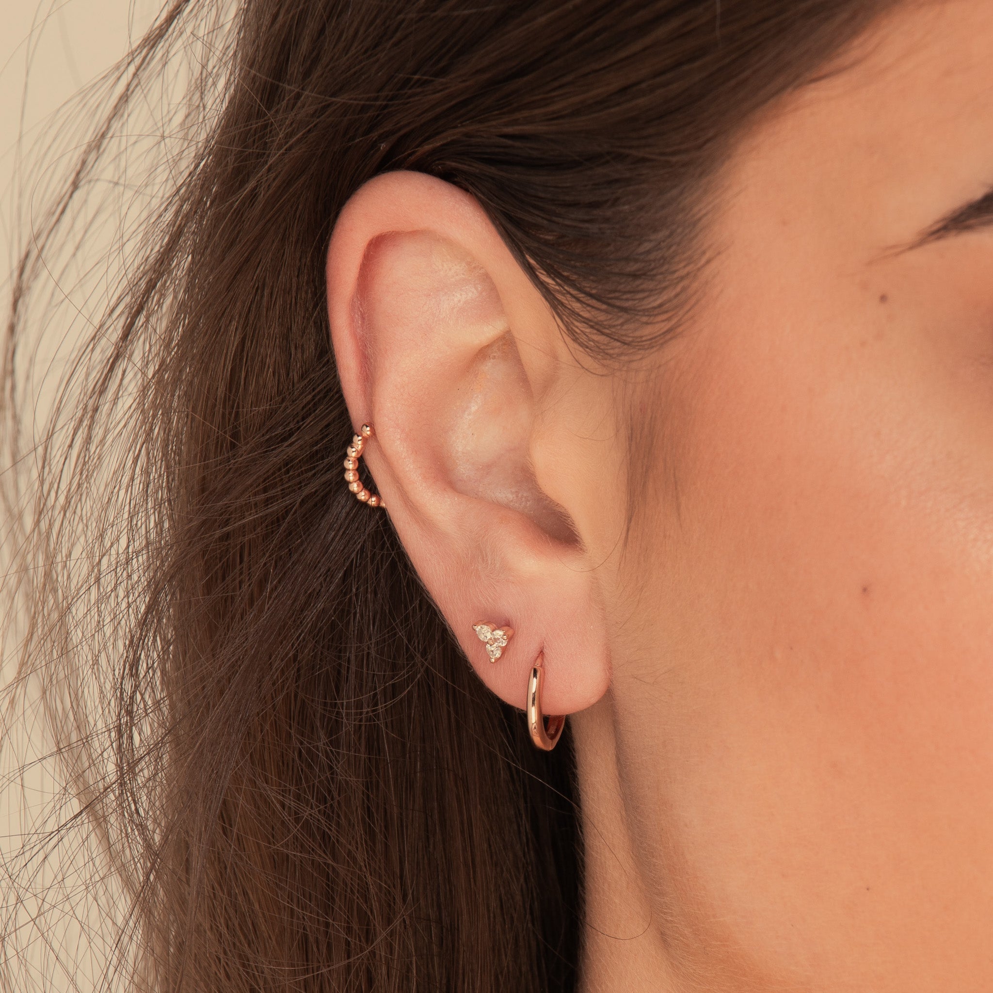 Classic Huggie Hoop Earrings - Camile & Stone