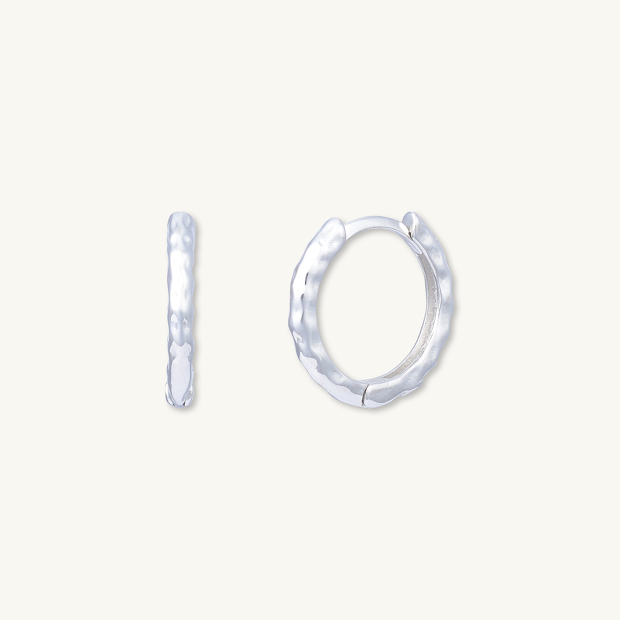 Classic Molten Huggie Hoop Earrings - Camile & Stone