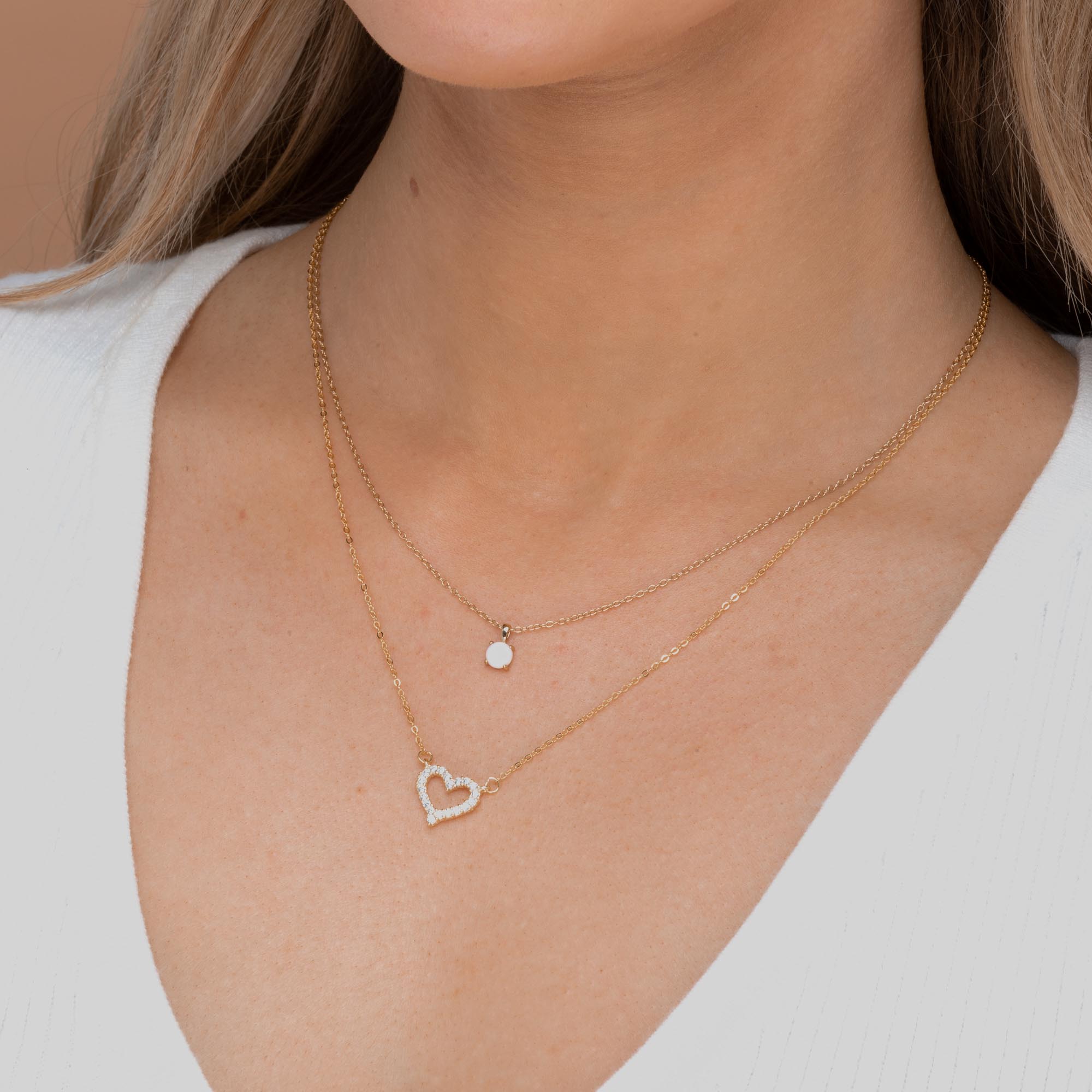 Classic Opal Pendant Necklace - Camile & Stone
