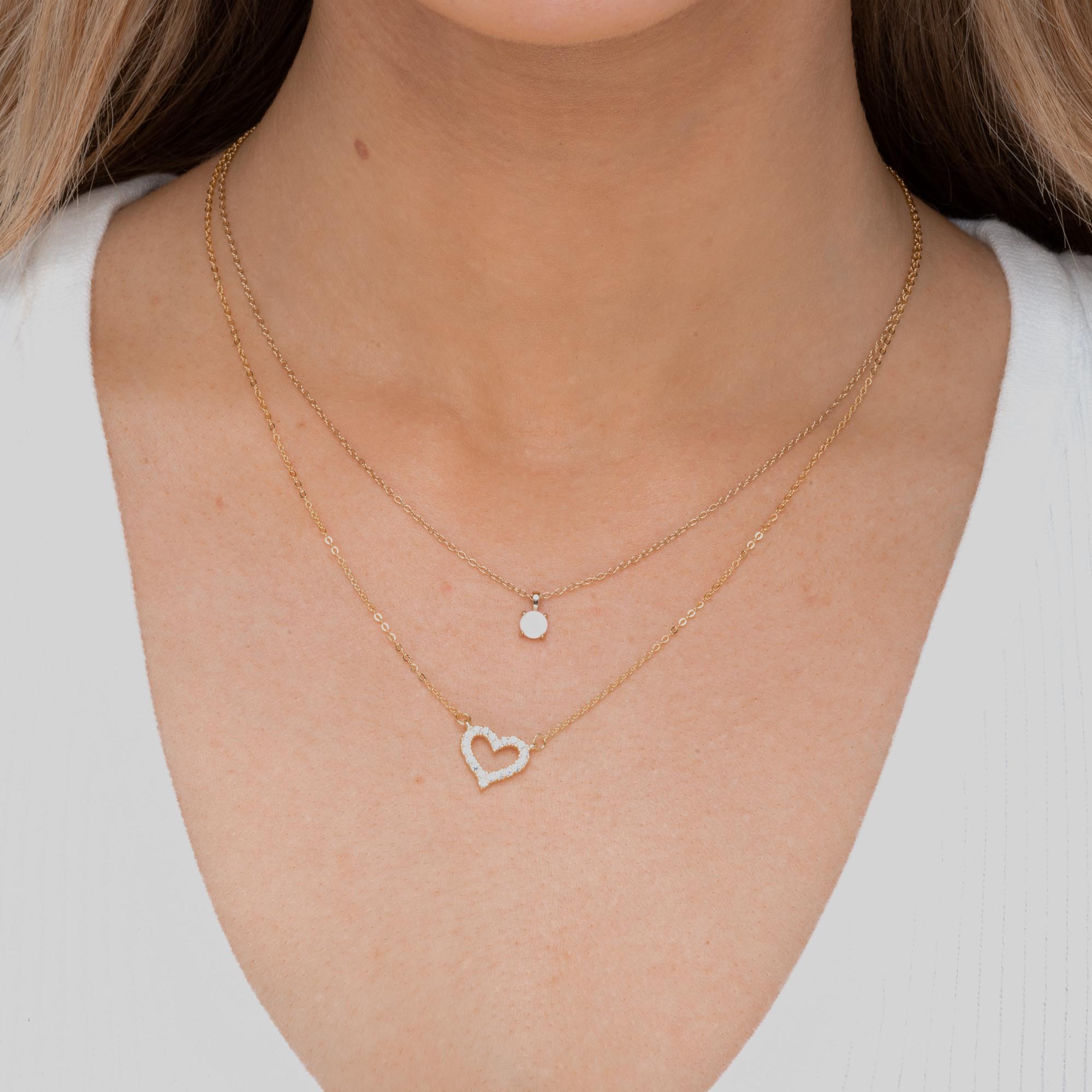 Classic Opal Pendant Necklace - Camile & Stone