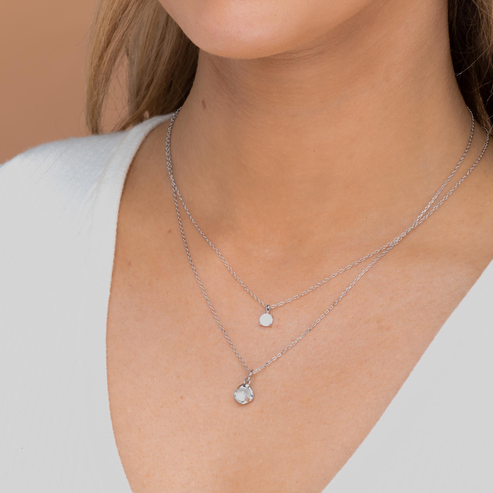 Classic Opal Pendant Necklace - Camile & Stone