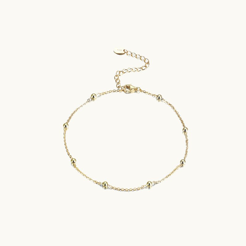 Classic Satellite Chain Anklet - Camile & Stone