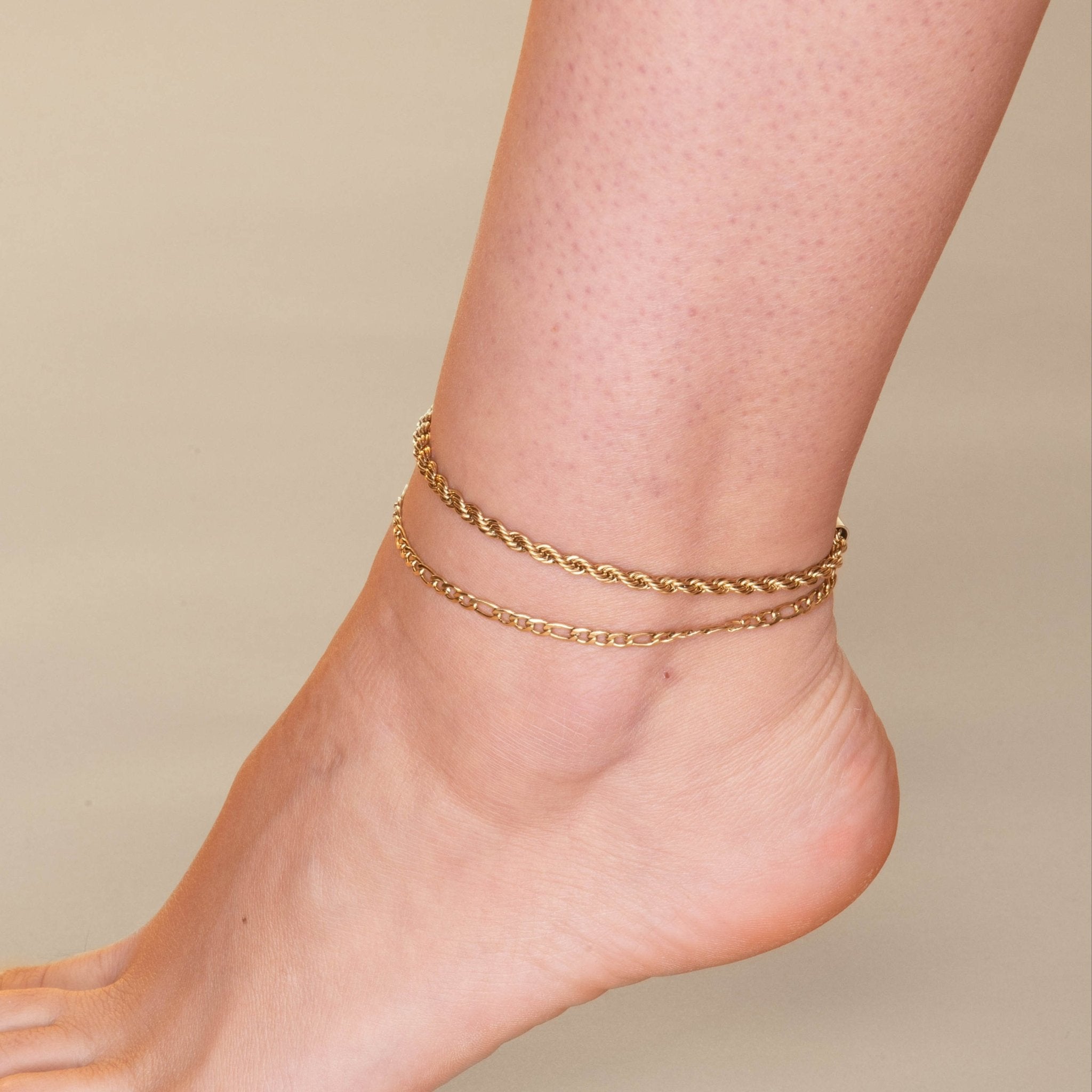 Classic Twist Rope Anklet - Camile & Stone
