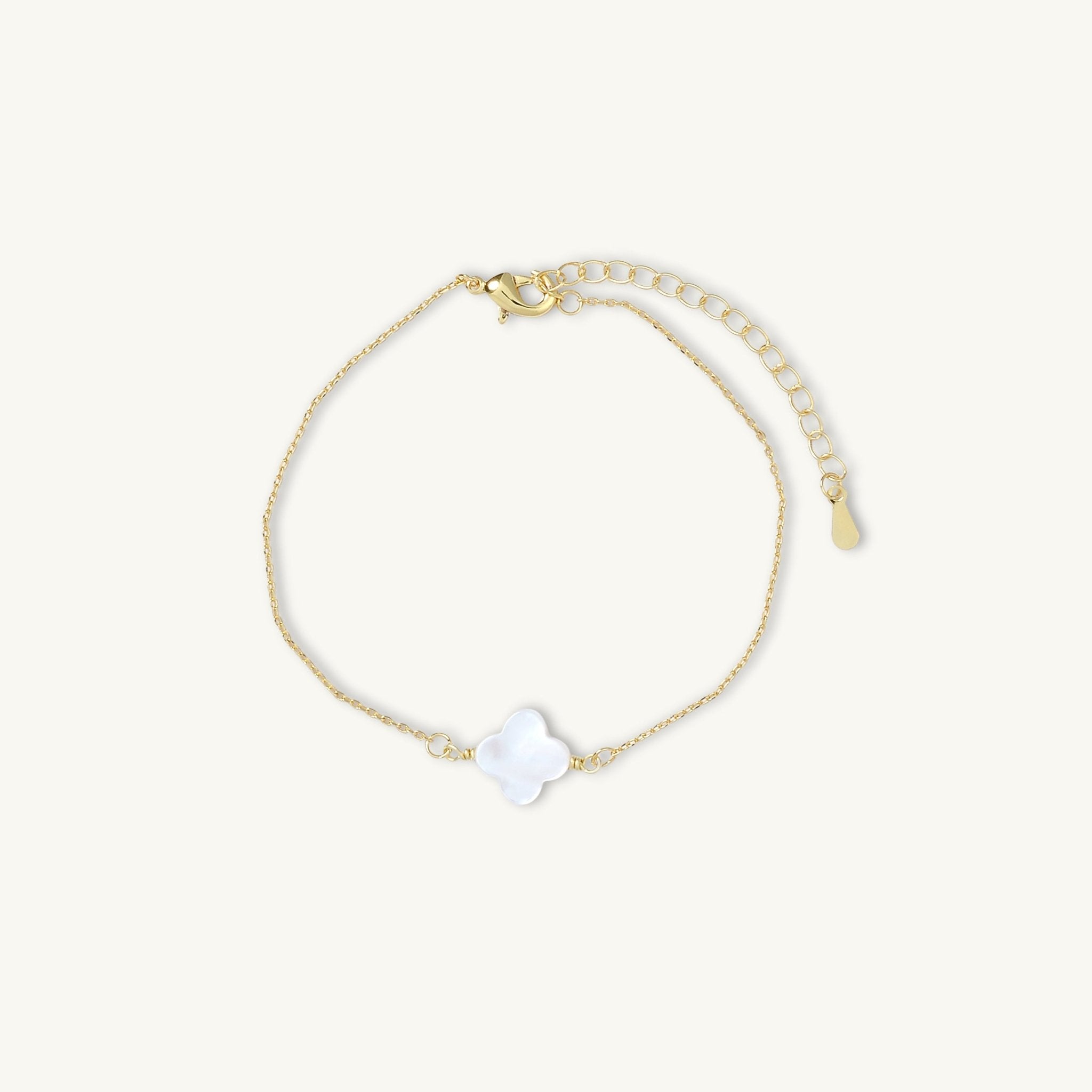 Clover MOP Chain Bracelet - Camile & Stone