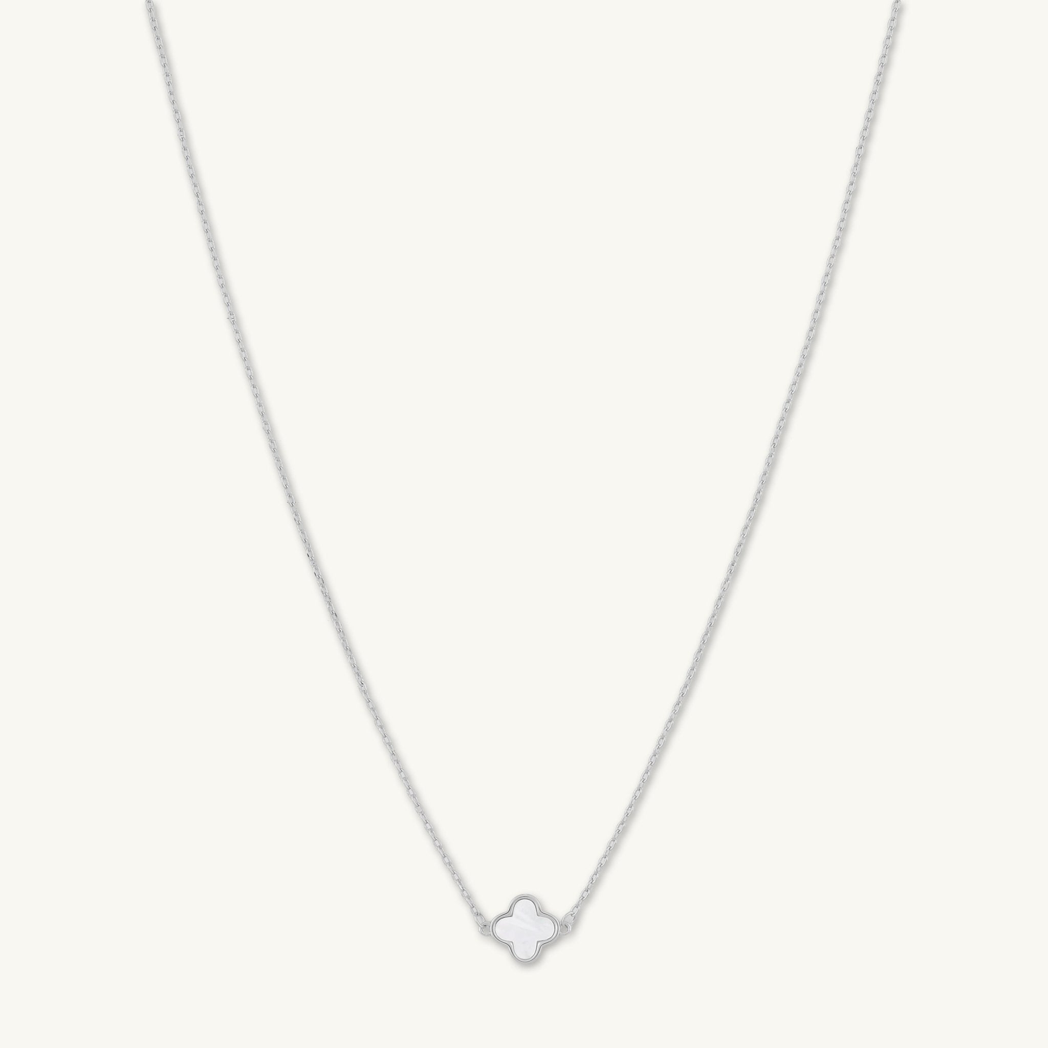 Clover Single MOP Necklace - Camile & Stone