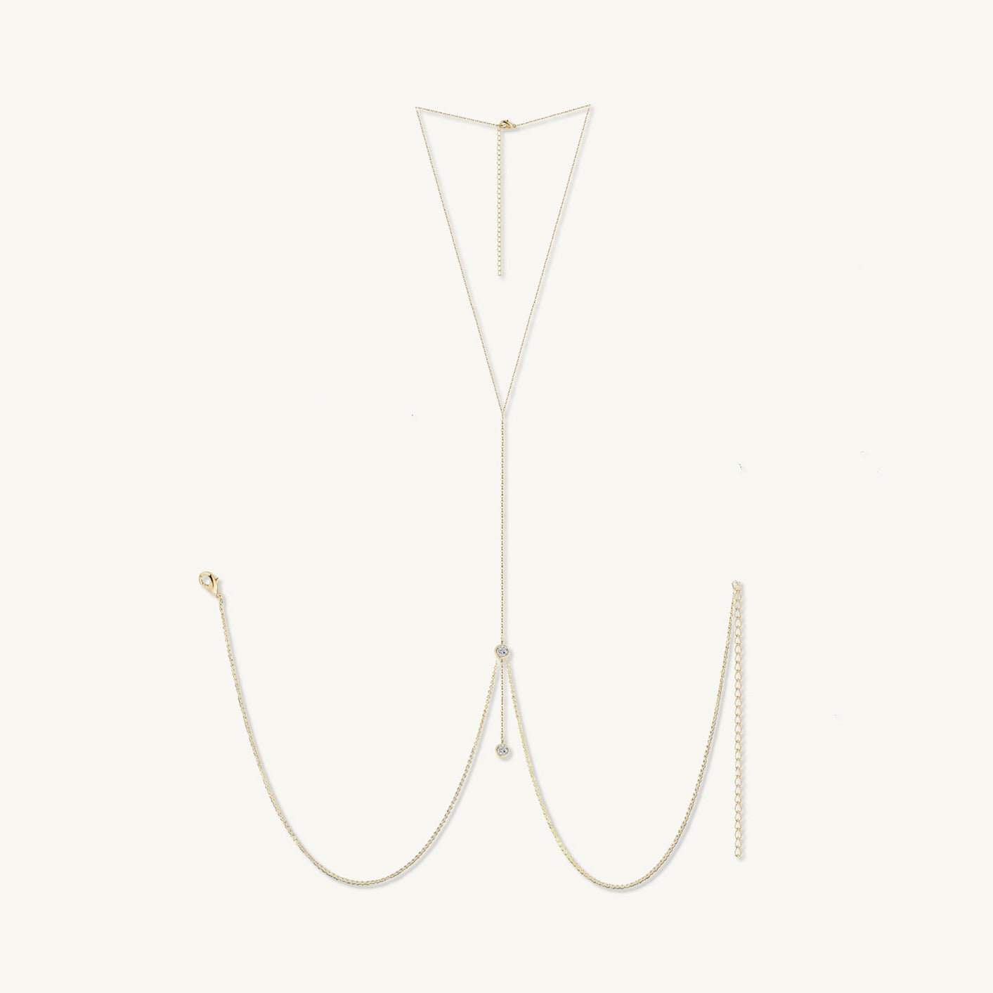 Double Bezel Body Waist Chain - Camile & Stone