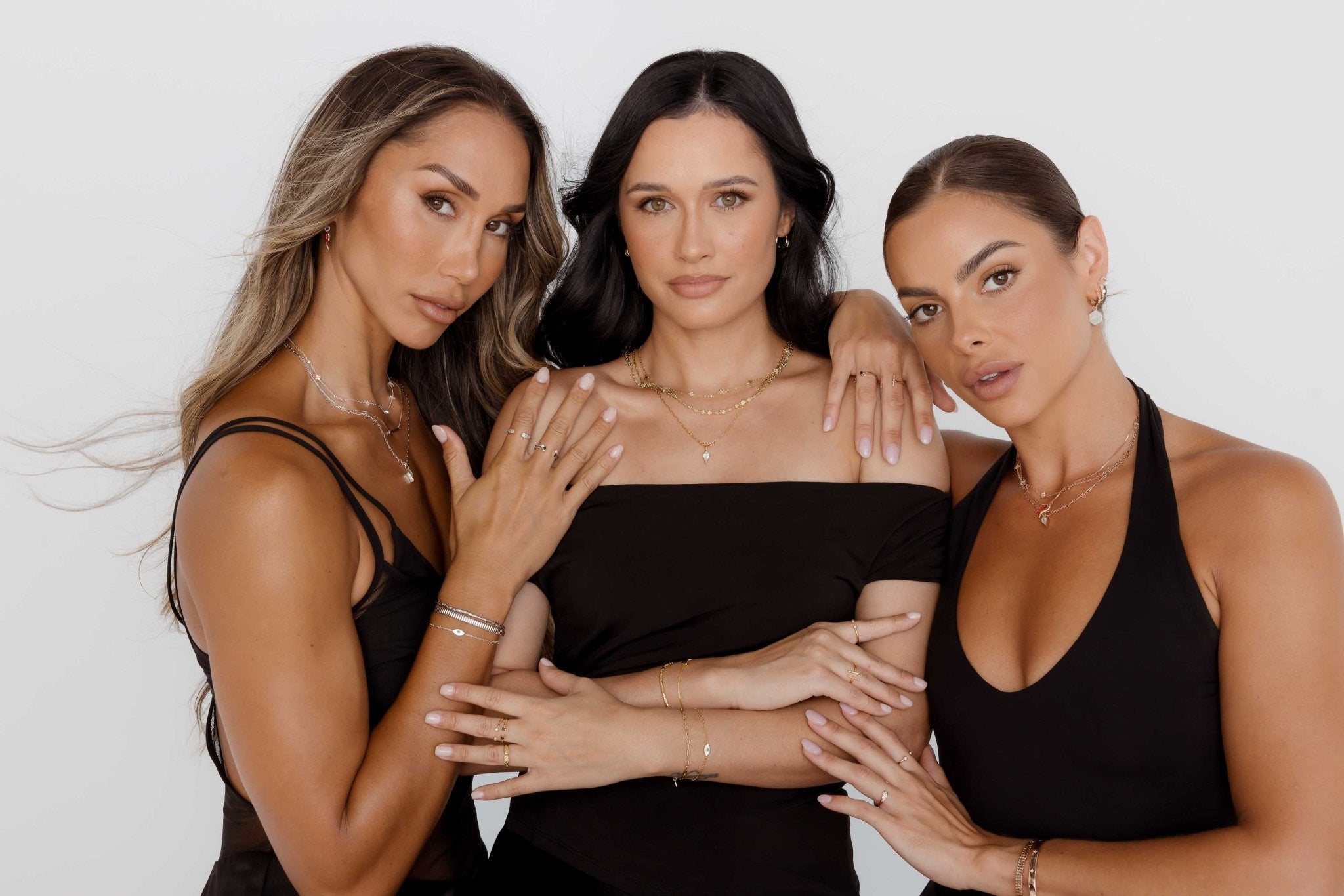 Drop Spike Link Necklace - Camile & Stone