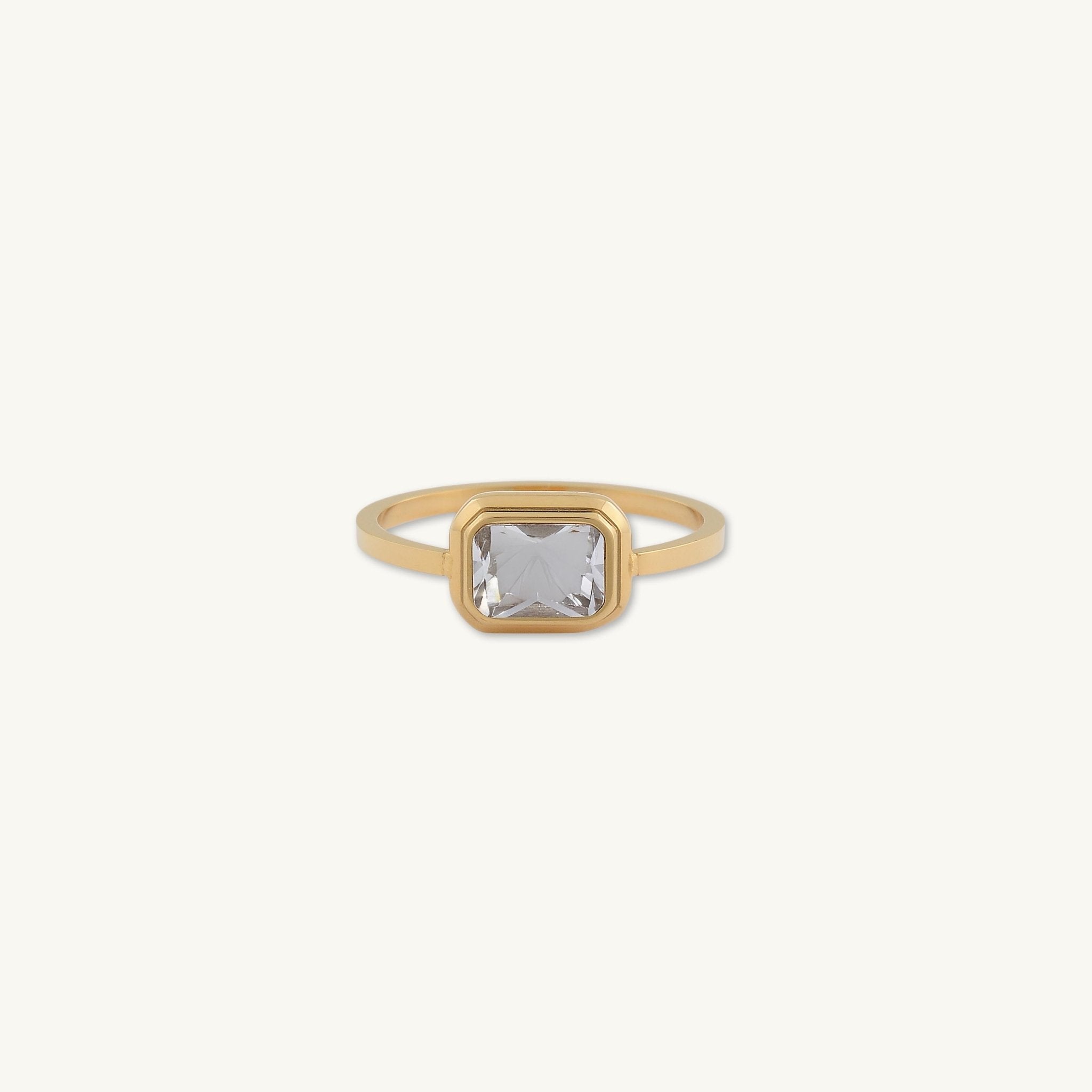 Eden Sapphire Baguette Ring - Camile & Stone