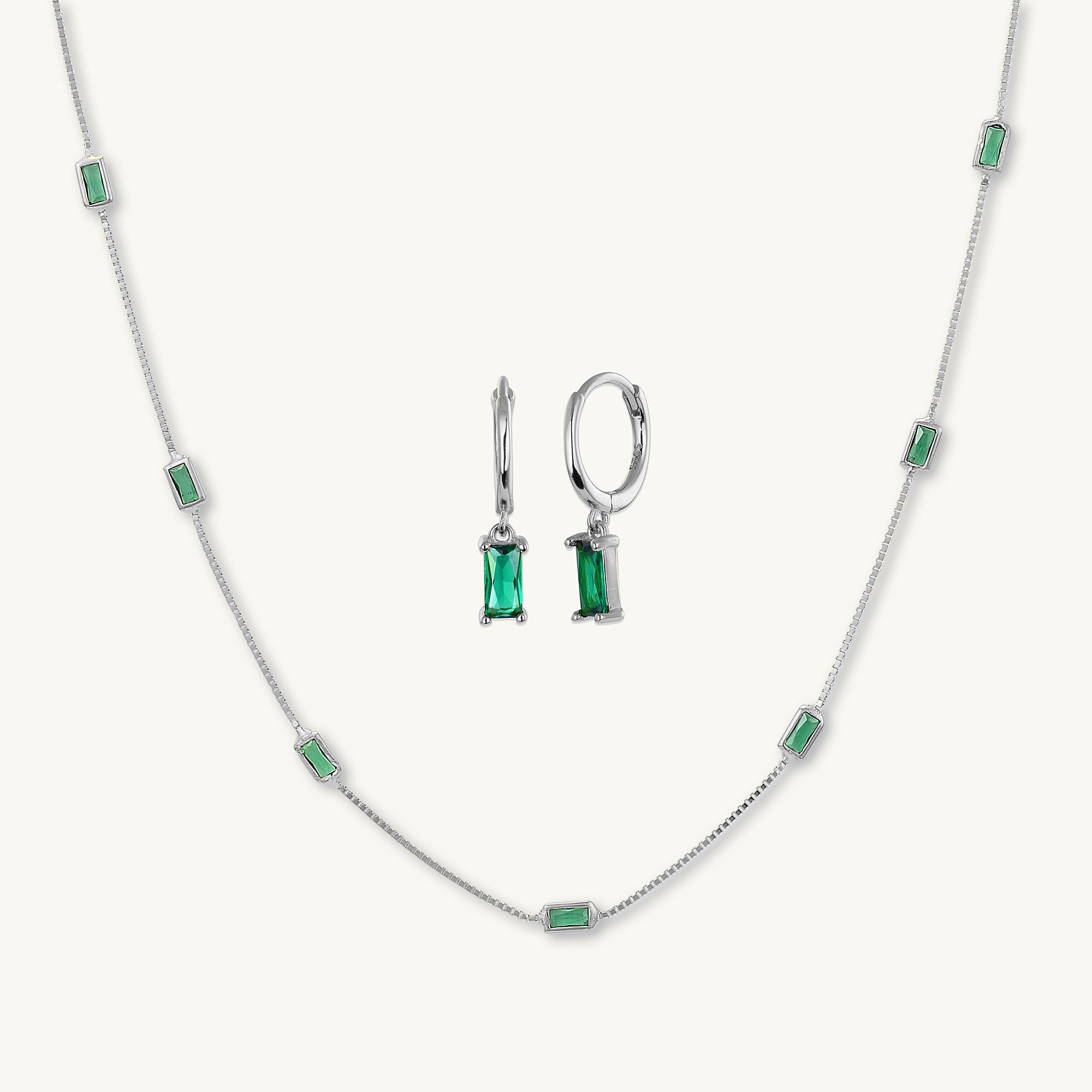 Emerald Baguette Bundle - Camile & Stone